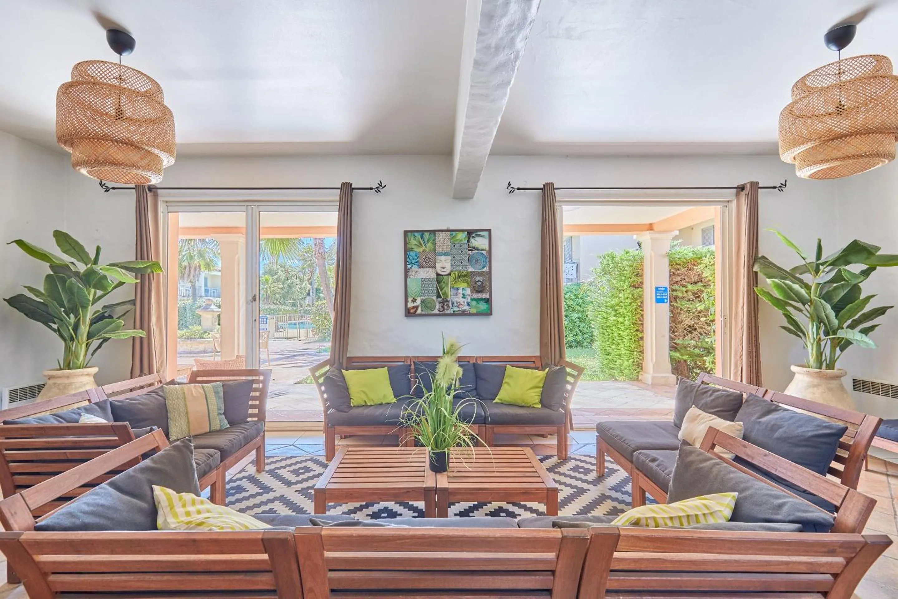 Lobby or reception in Résidence Odalys La Palmeraie