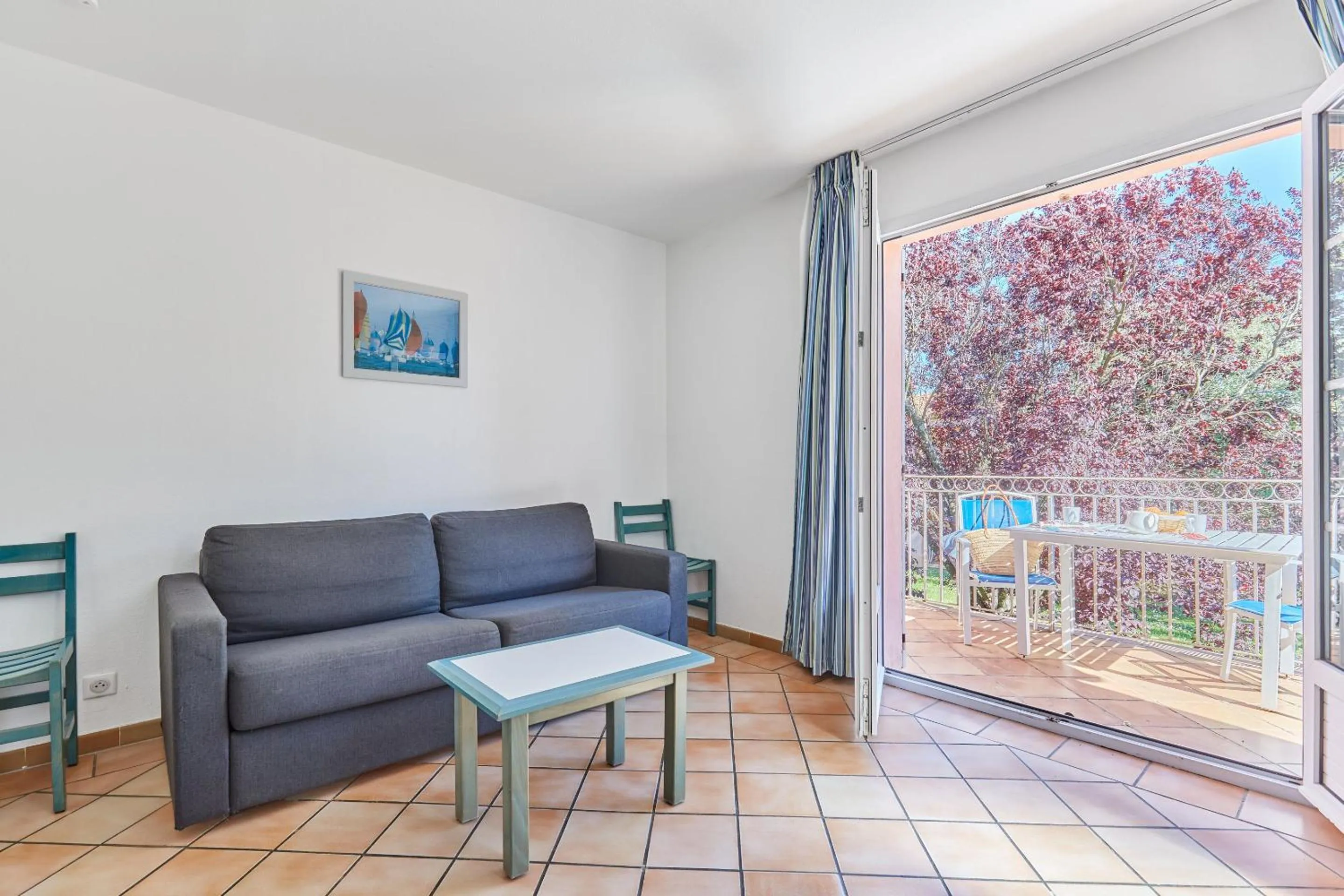 Seating area in Résidence Odalys La Palmeraie