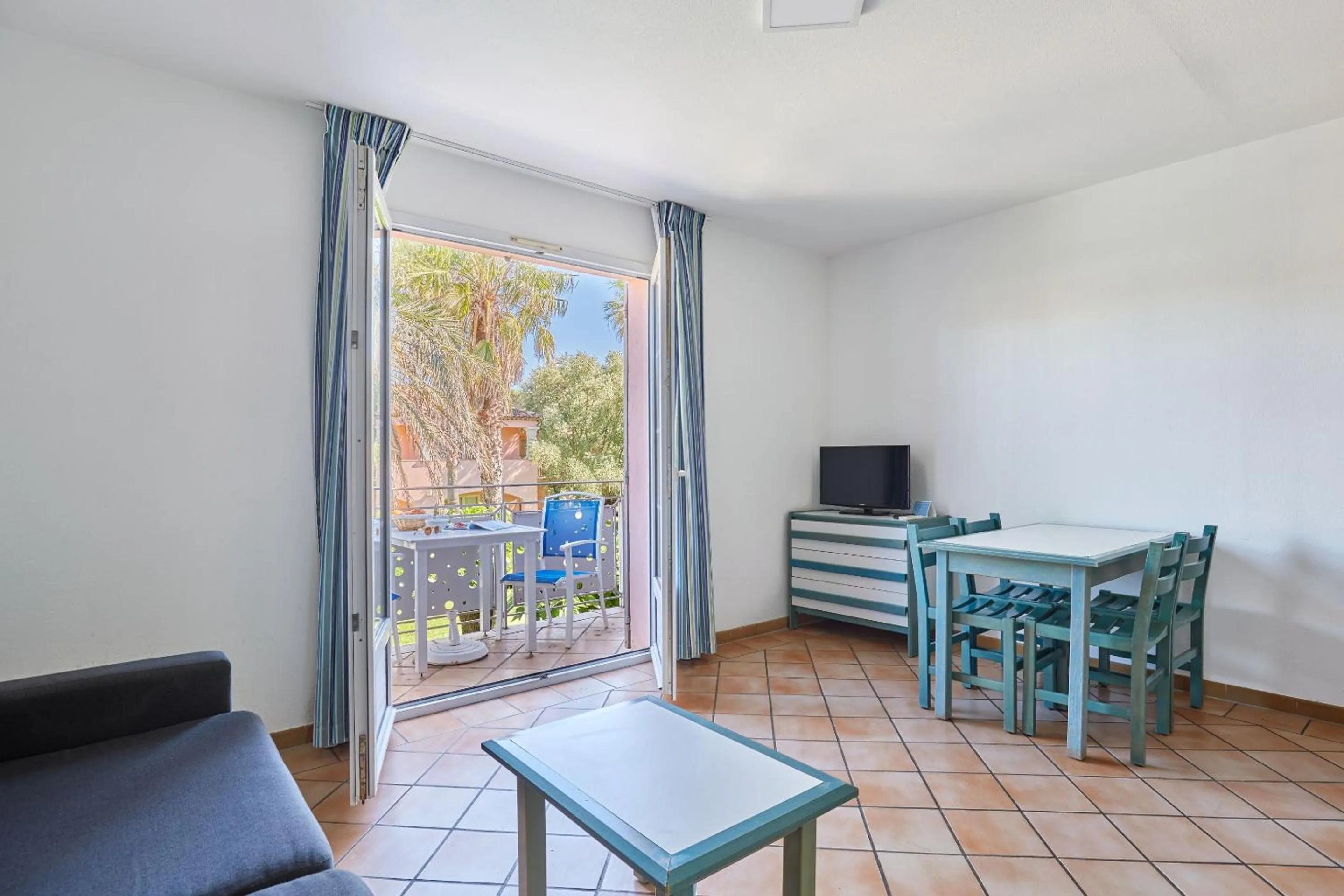 Balcony/Terrace in Résidence Odalys La Palmeraie