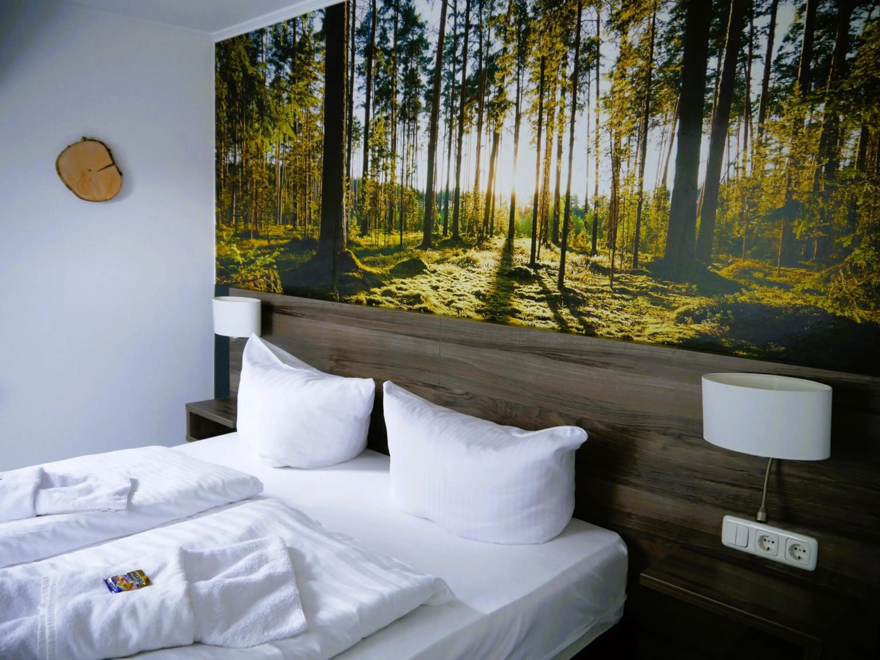 Bed in Hotel Mein Bergblick