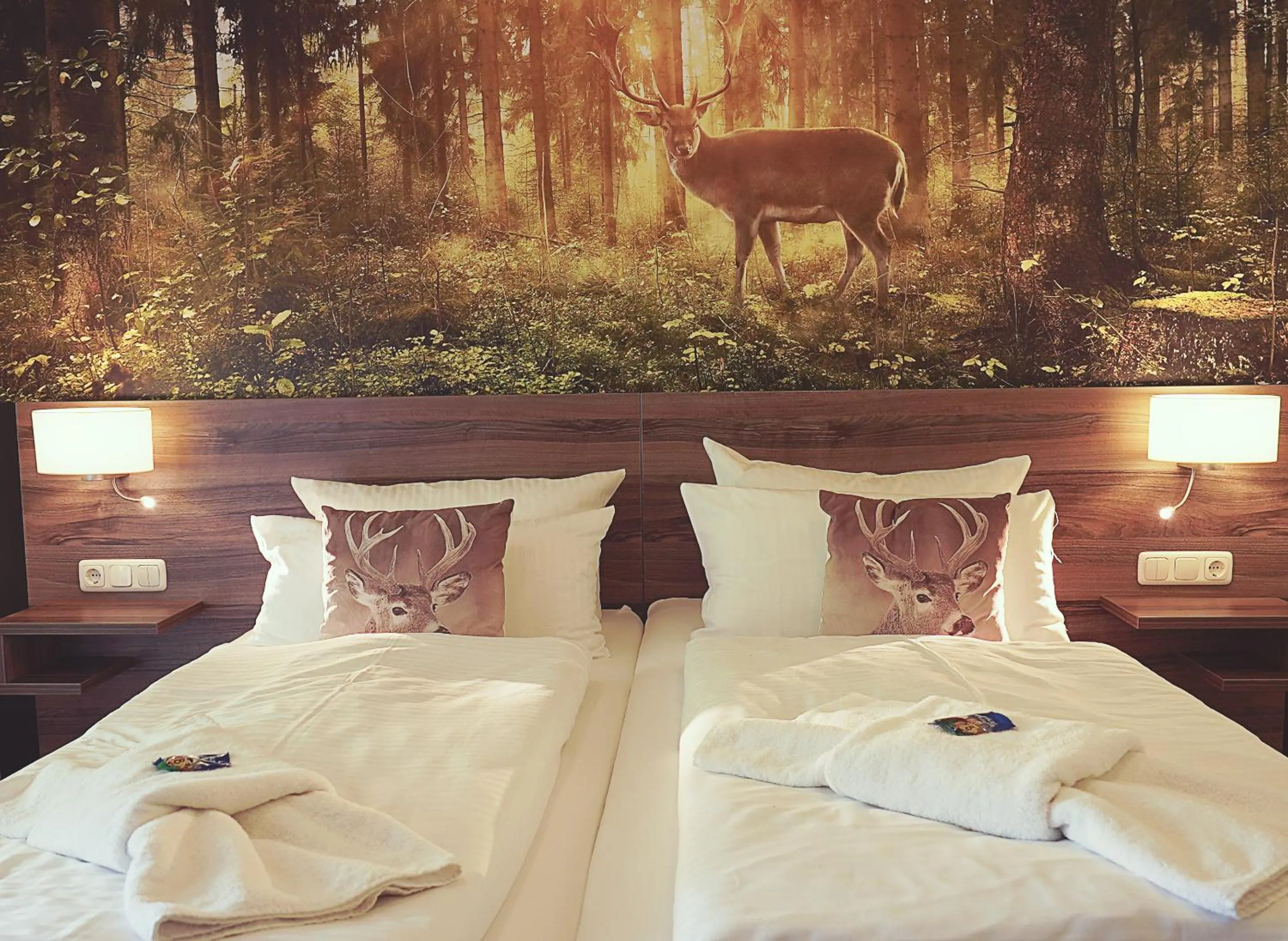 Bed in Hotel Mein Bergblick