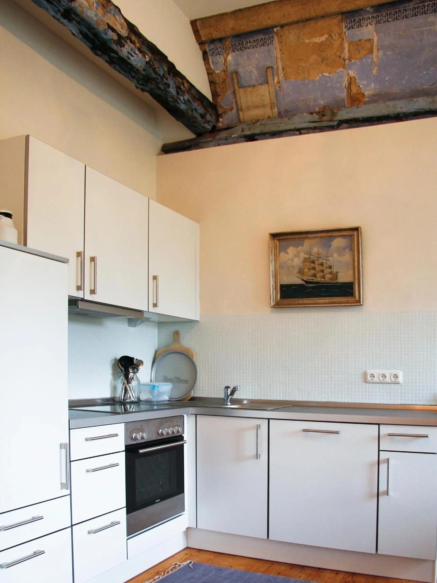 Kitchen or kitchenette in Hotel Lili Marleen