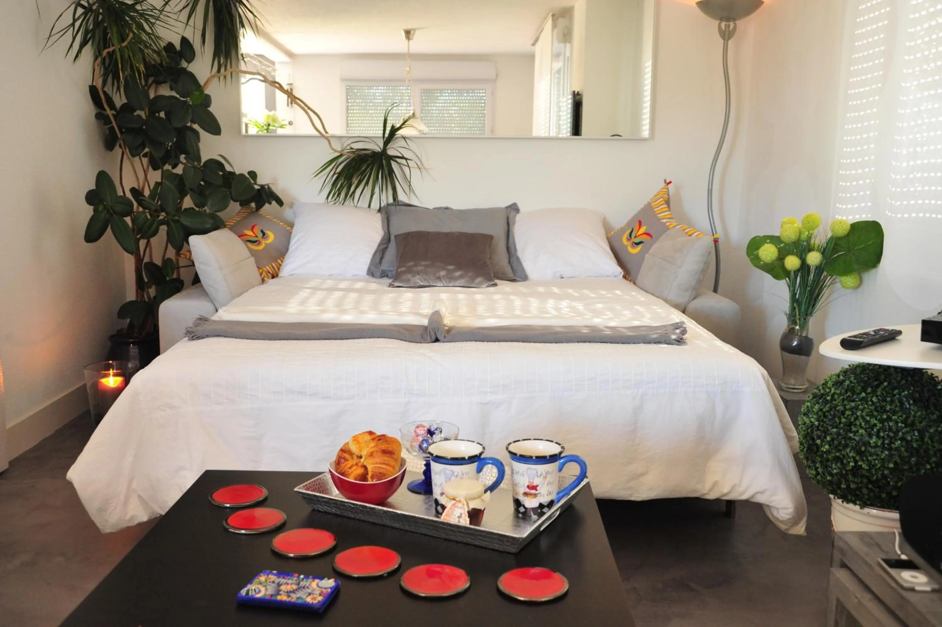 Bed in Magic Moments Appartement