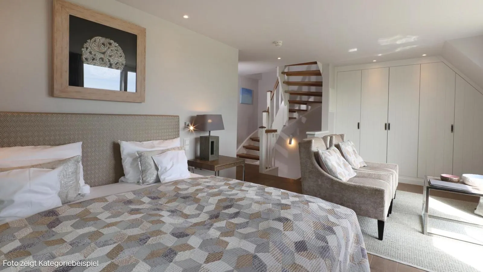 Living room, Bed in Hotel Hof Galerie