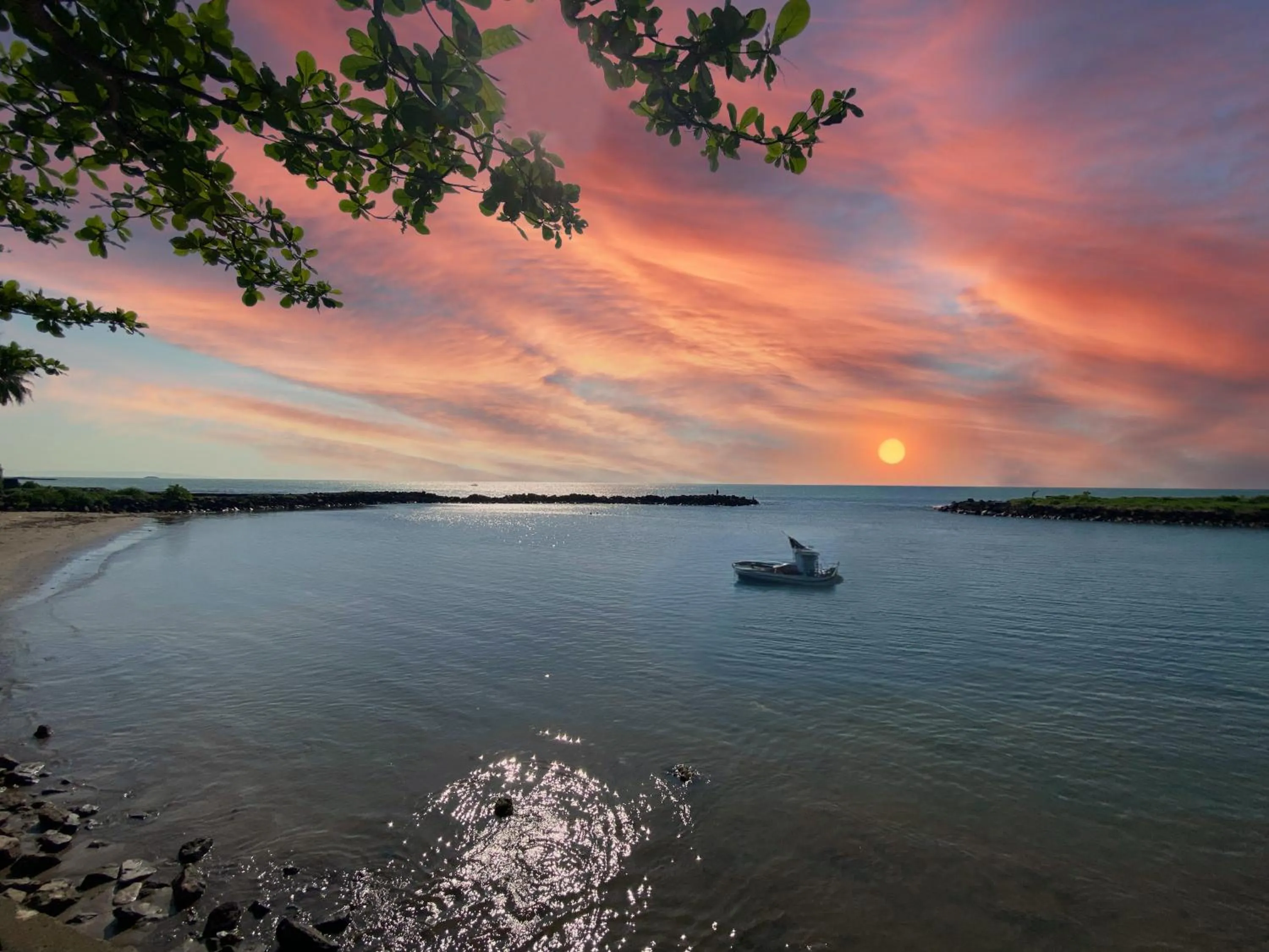 View (from property/room) in Avery Coconut Island Waterpark Beach Resort Carita