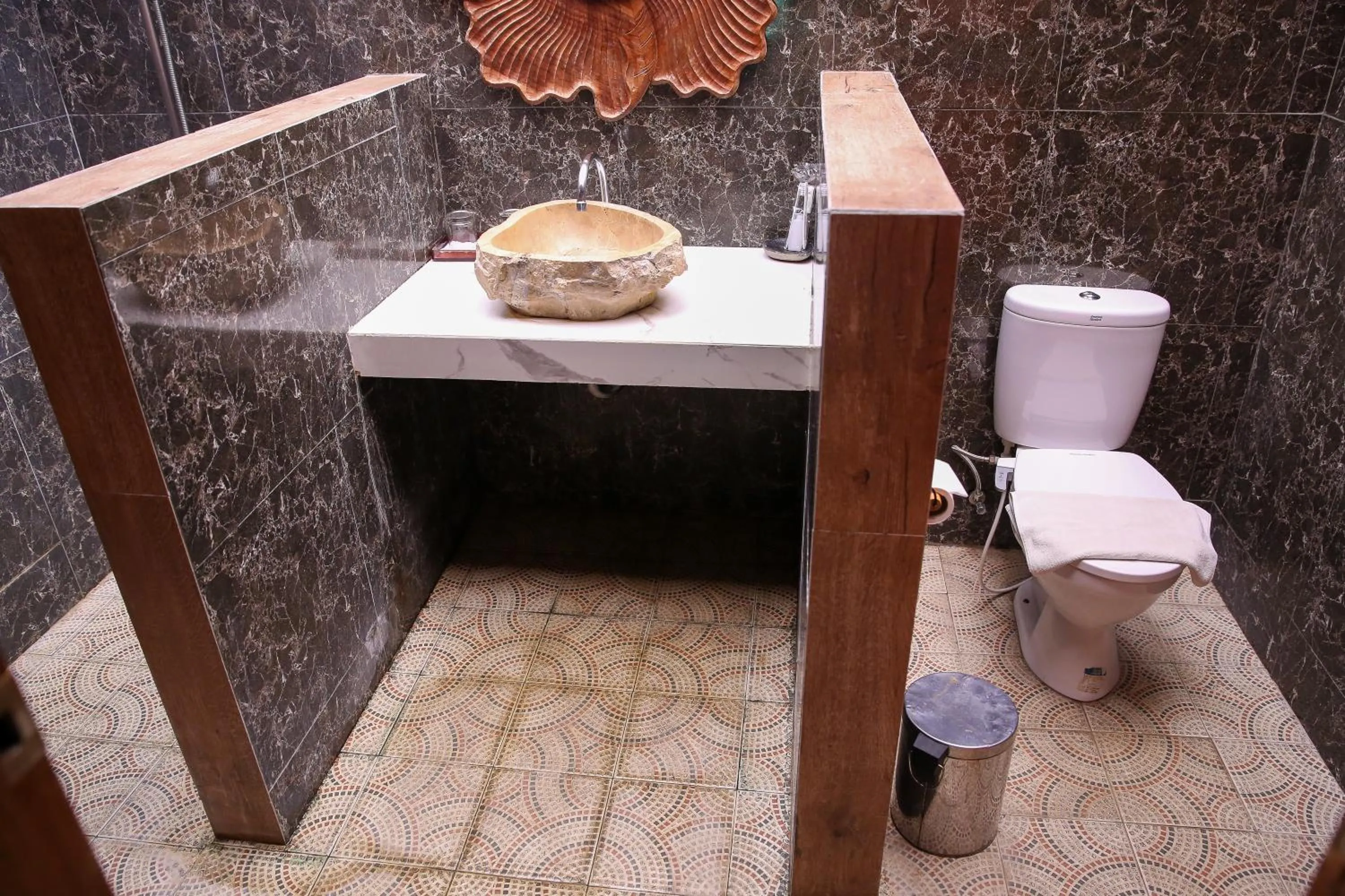 Bathroom in Avery Coconut Island Waterpark Beach Resort Carita