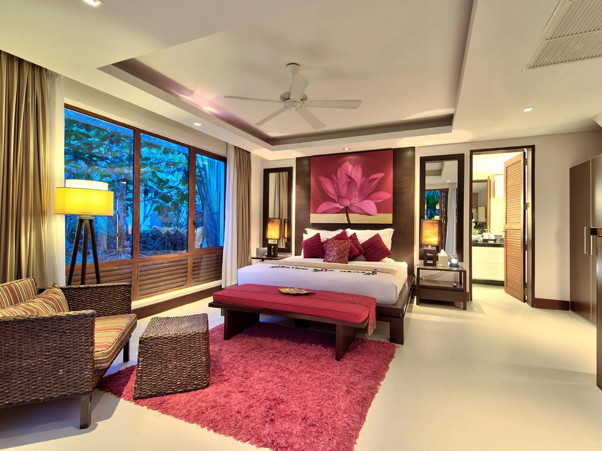 Bed in Villa Chi Samui - SHA Extra Plus