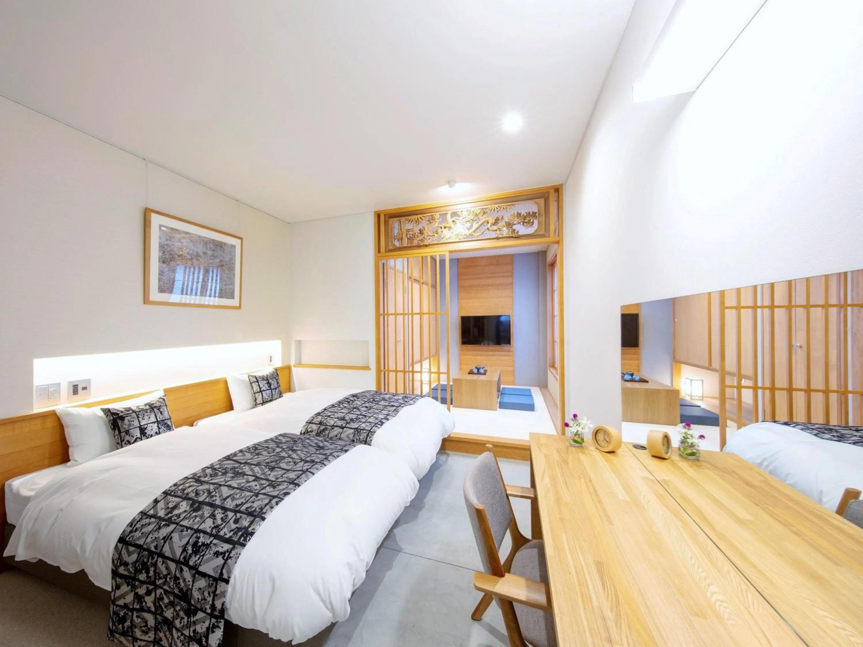 Photo of the whole room in Tanakaya Kyoto Karasuma