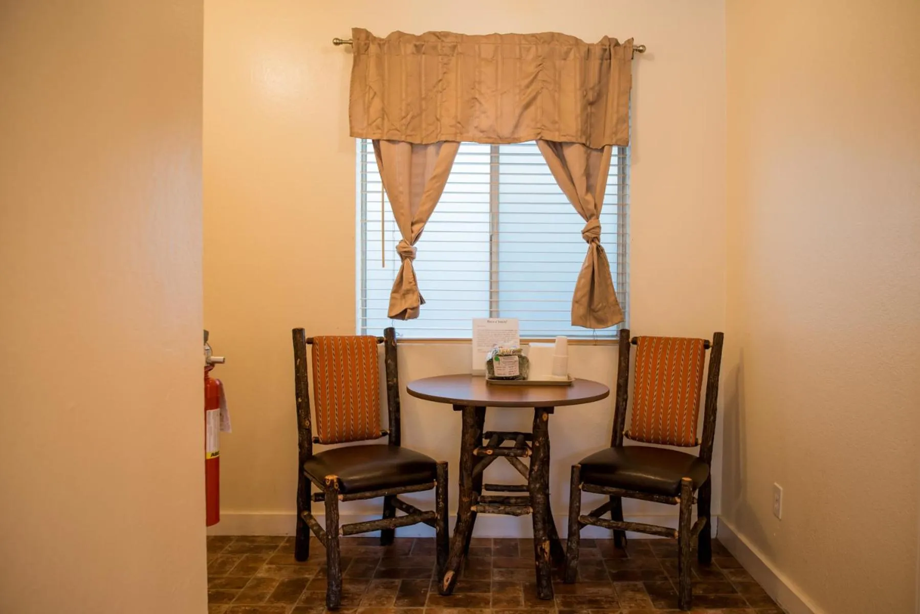 Seating area in Big Pines Mountain House