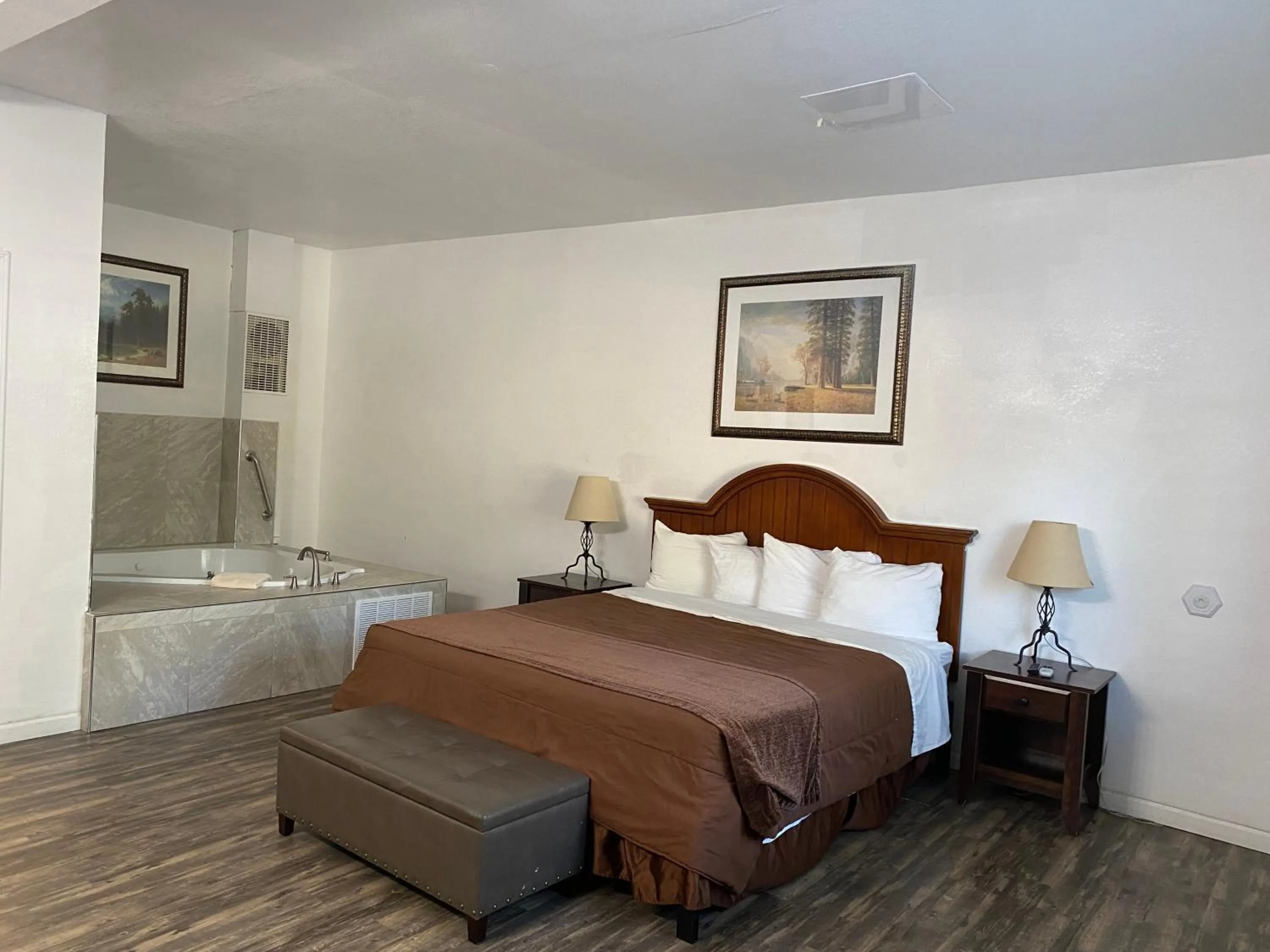 Photo of the whole room, Bed in Big Pines Mountain House