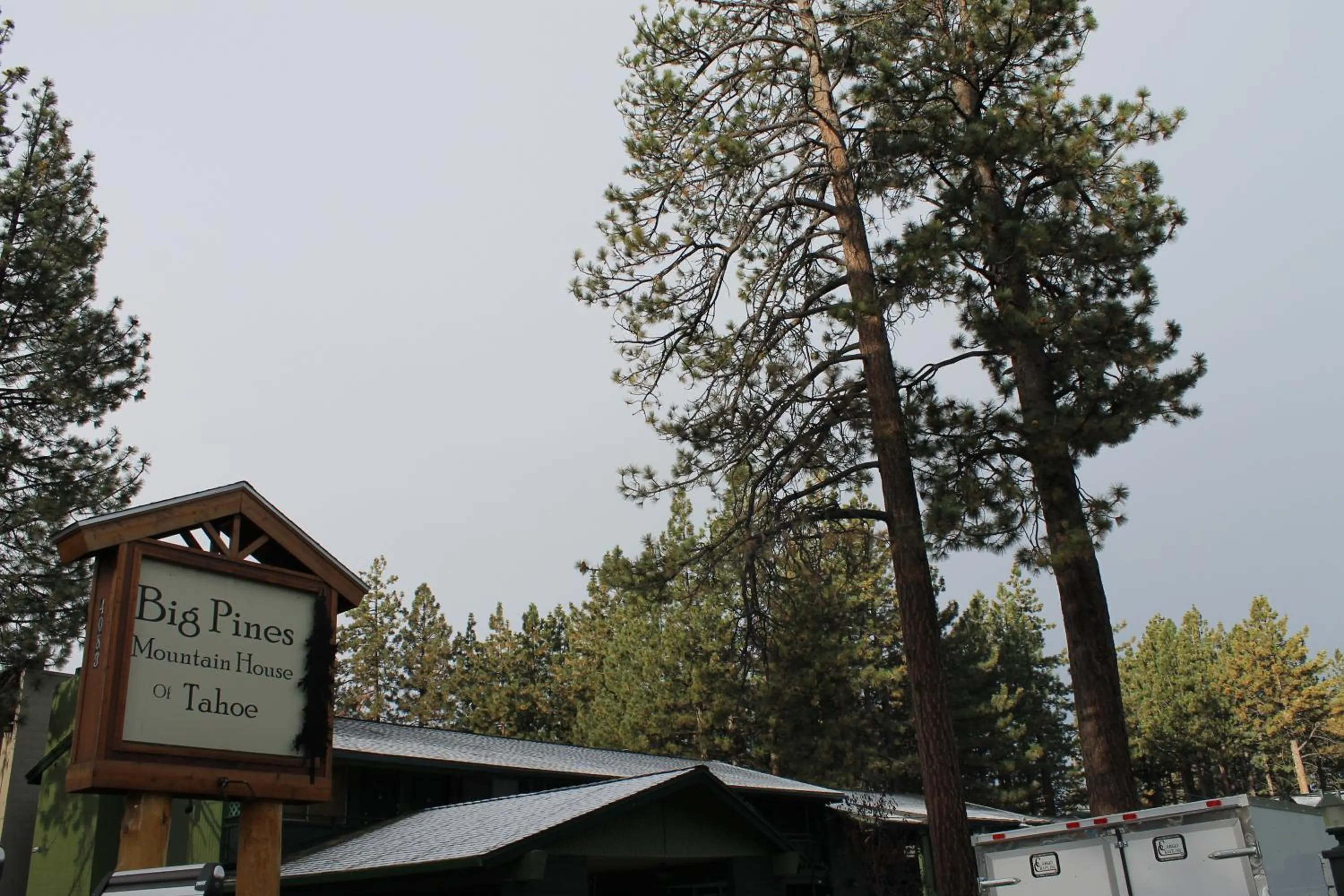 Property logo or sign in Big Pines Mountain House