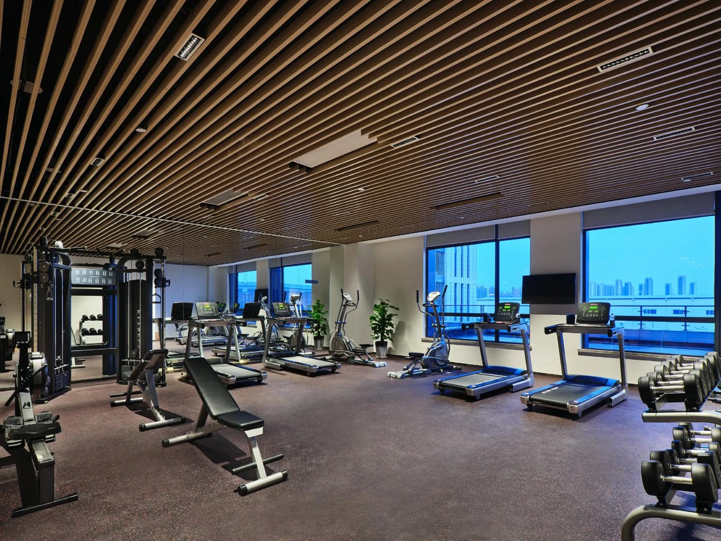 Fitness centre/facilities in The QUBE Hotel Ningbo North