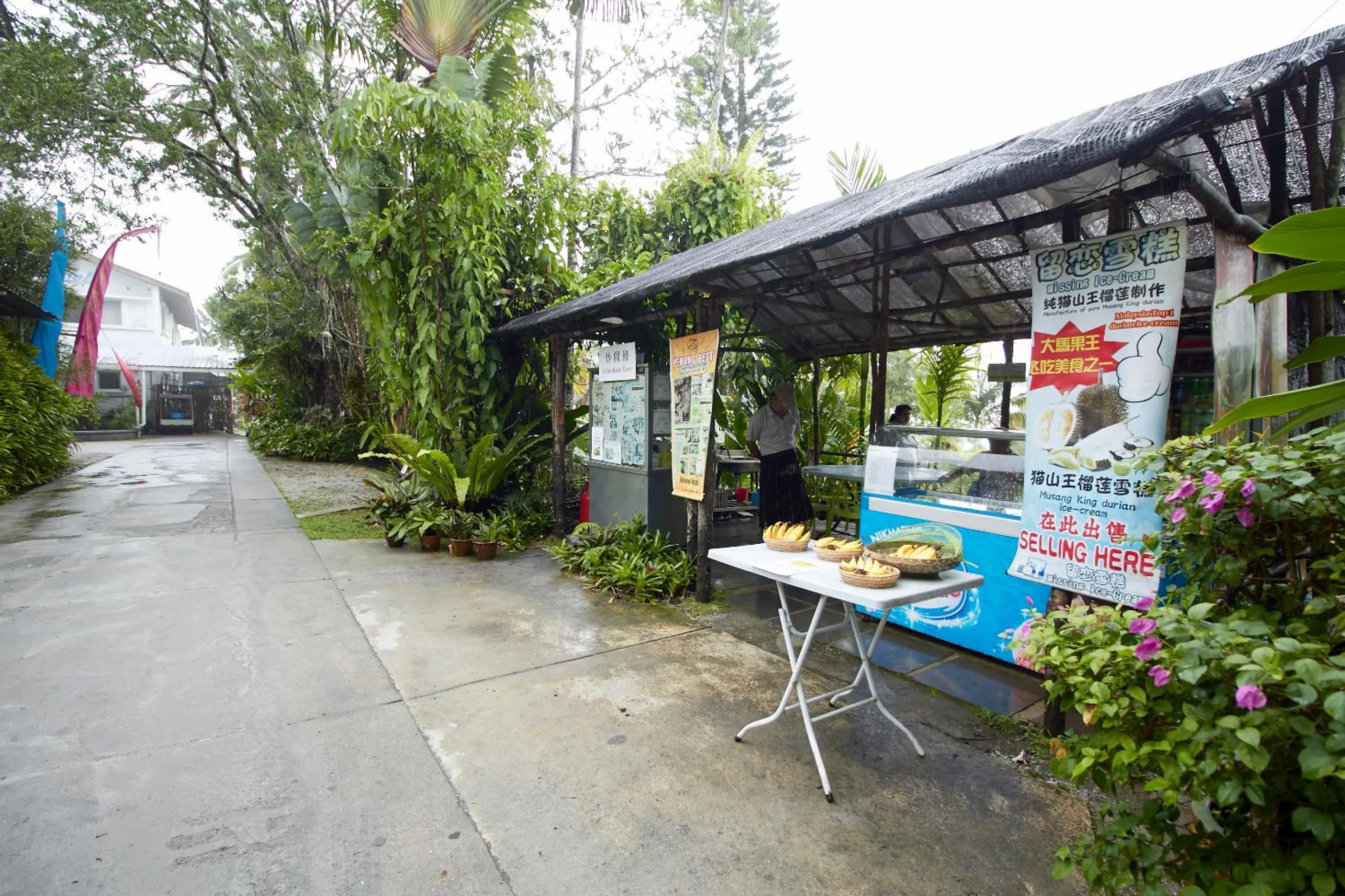 Patio in Bellevue The Penang Hill Hotel, Bukit Bendera