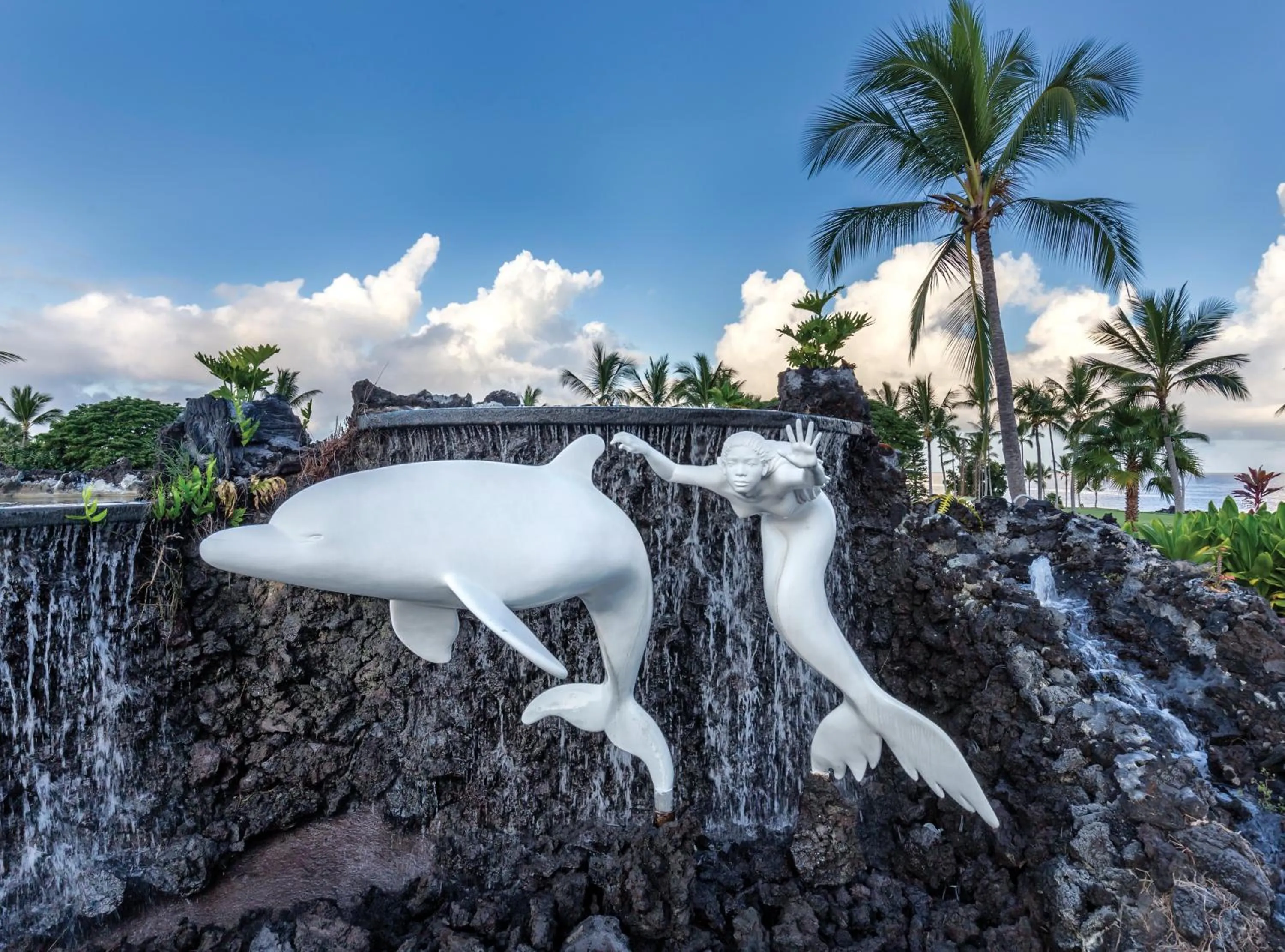 Decorative detail in Kona Coast Resort