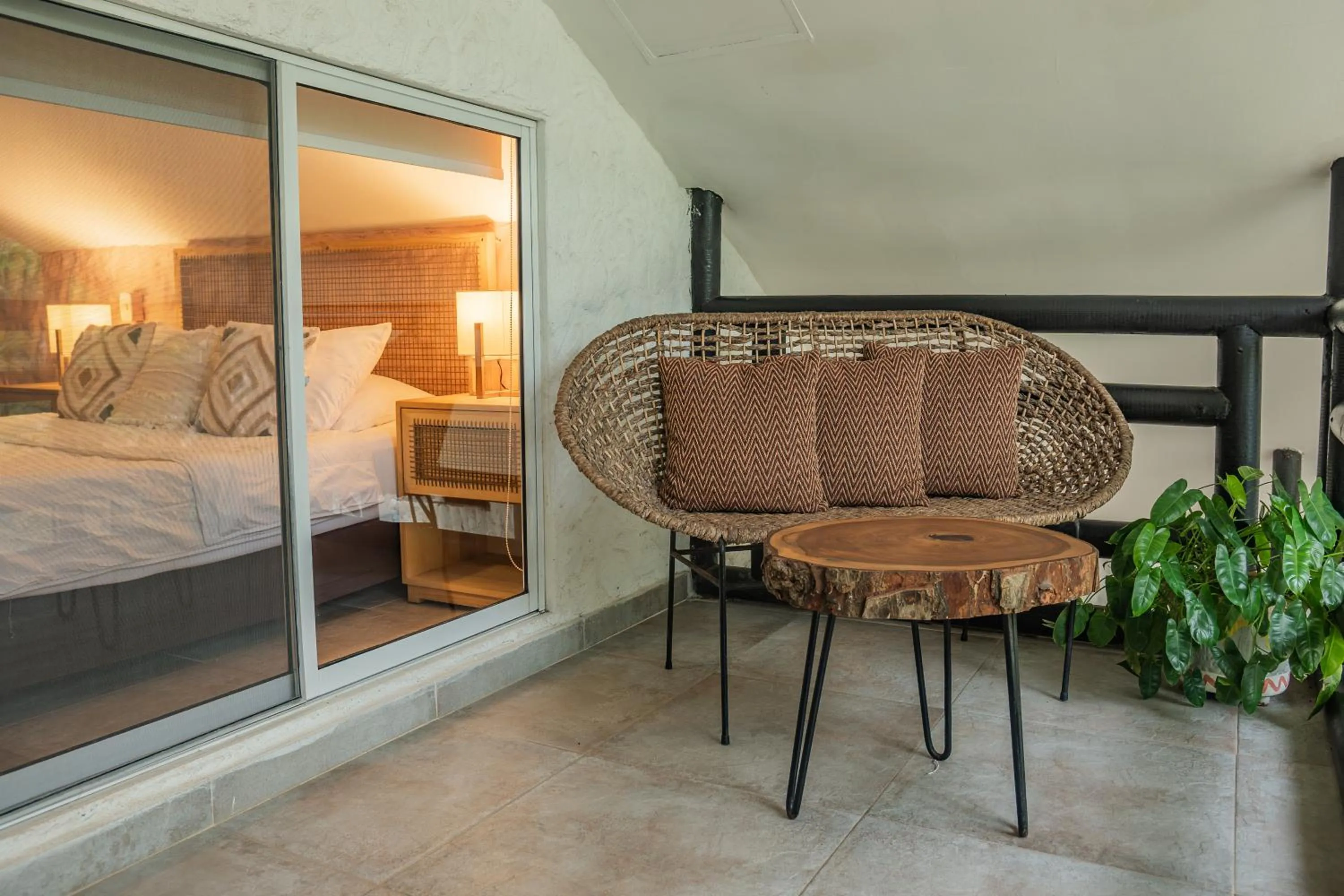 Bed in Socialtel Palomino