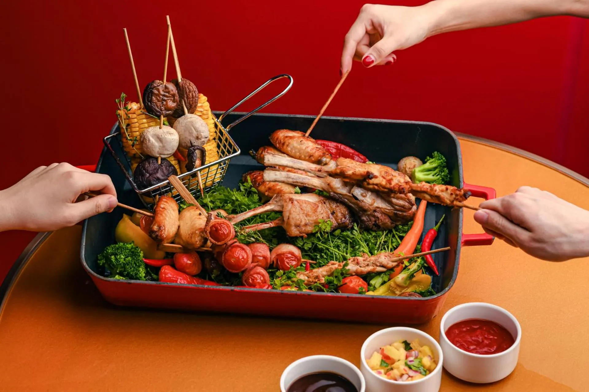 Food in Amber East Hotel