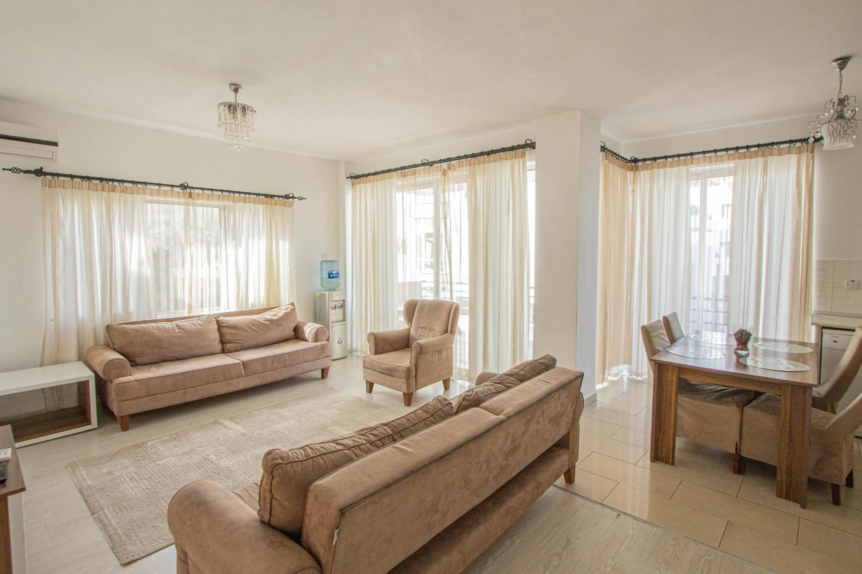 Living room in RIX Apartments