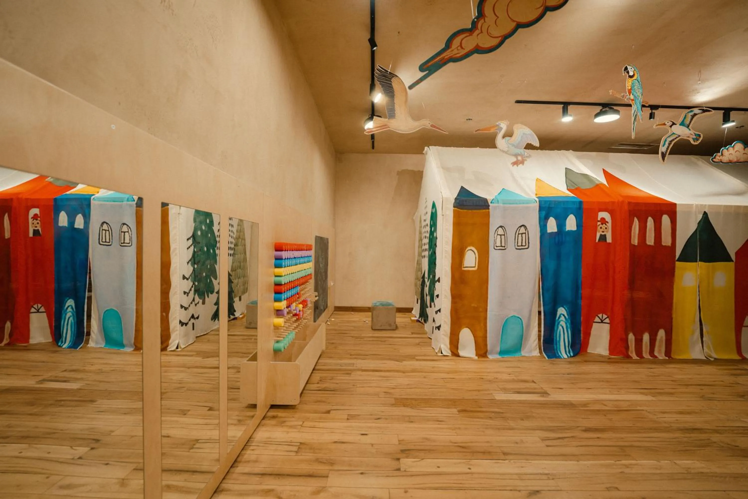 Children play ground in Kokhta Bakuriani