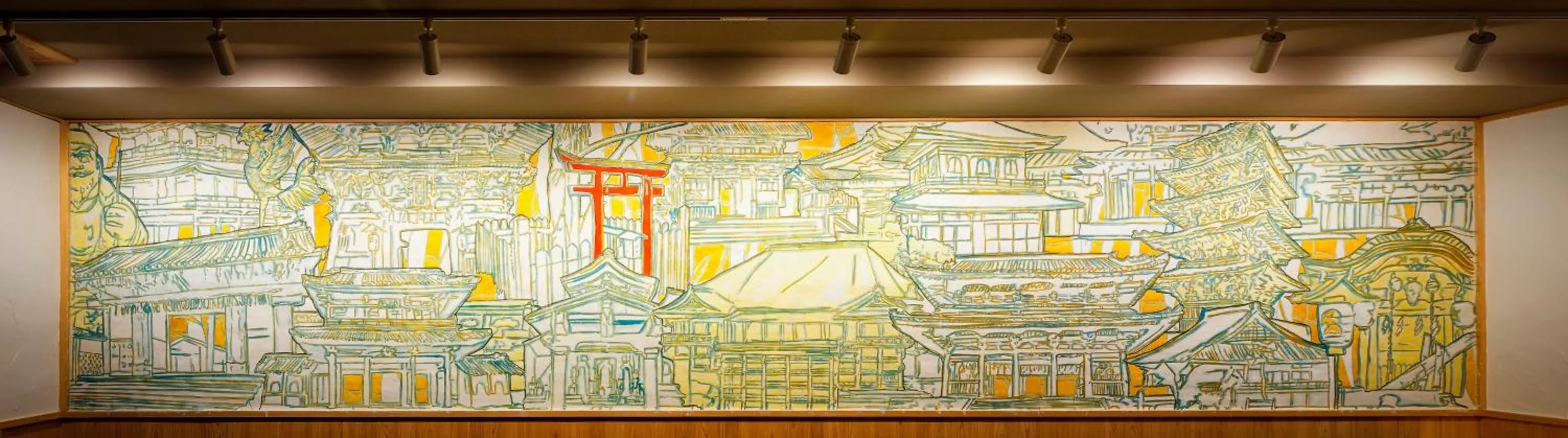 Decorative detail in Wanosato Kyoto Musee