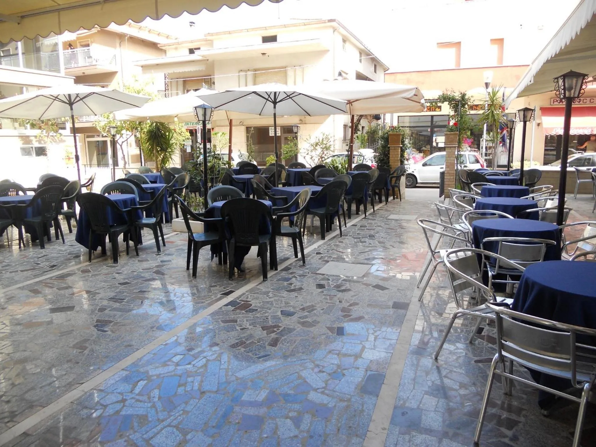 Patio in Hotel Blurelda