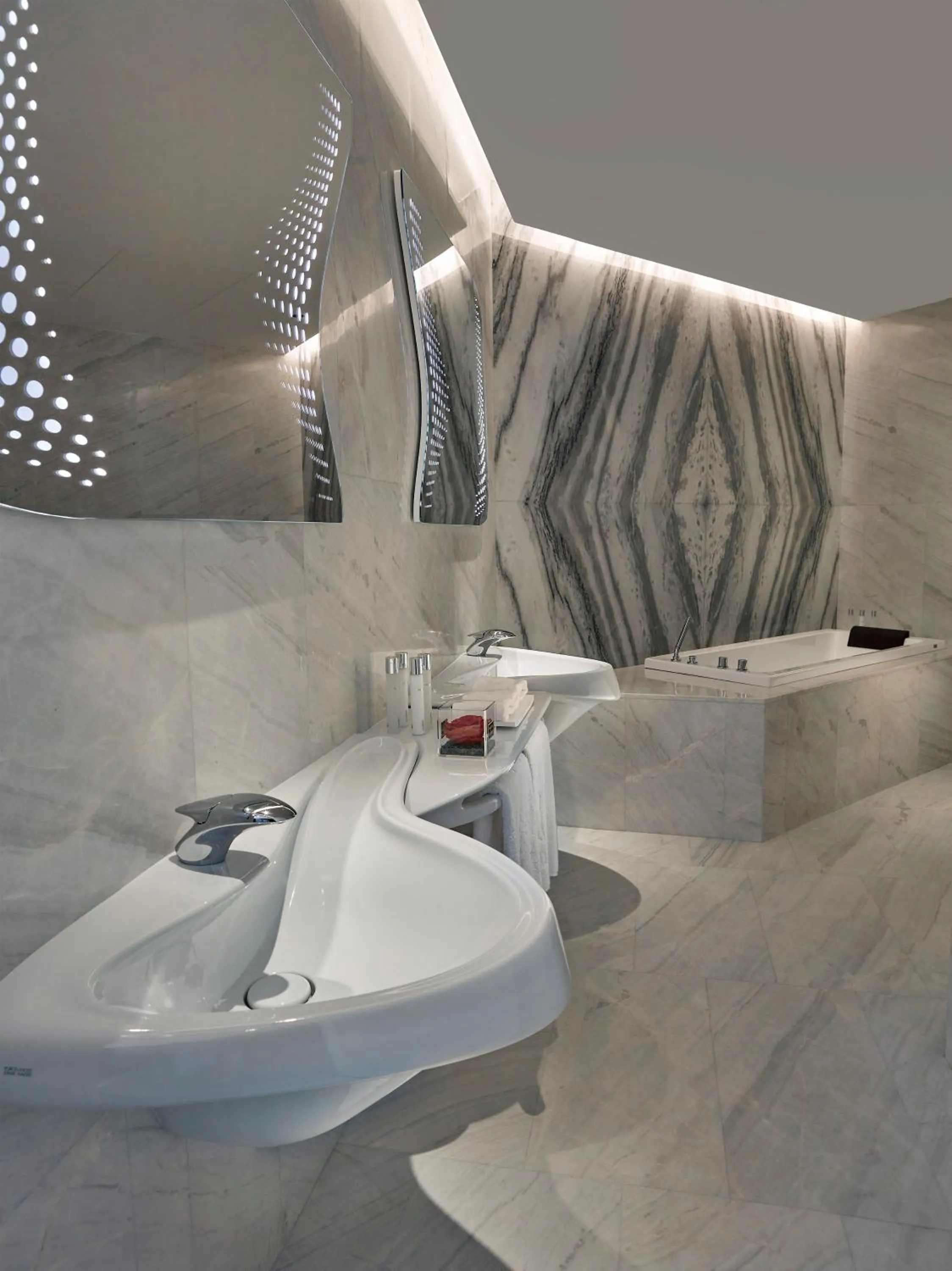 Bathroom in ME Dubai by Meliá