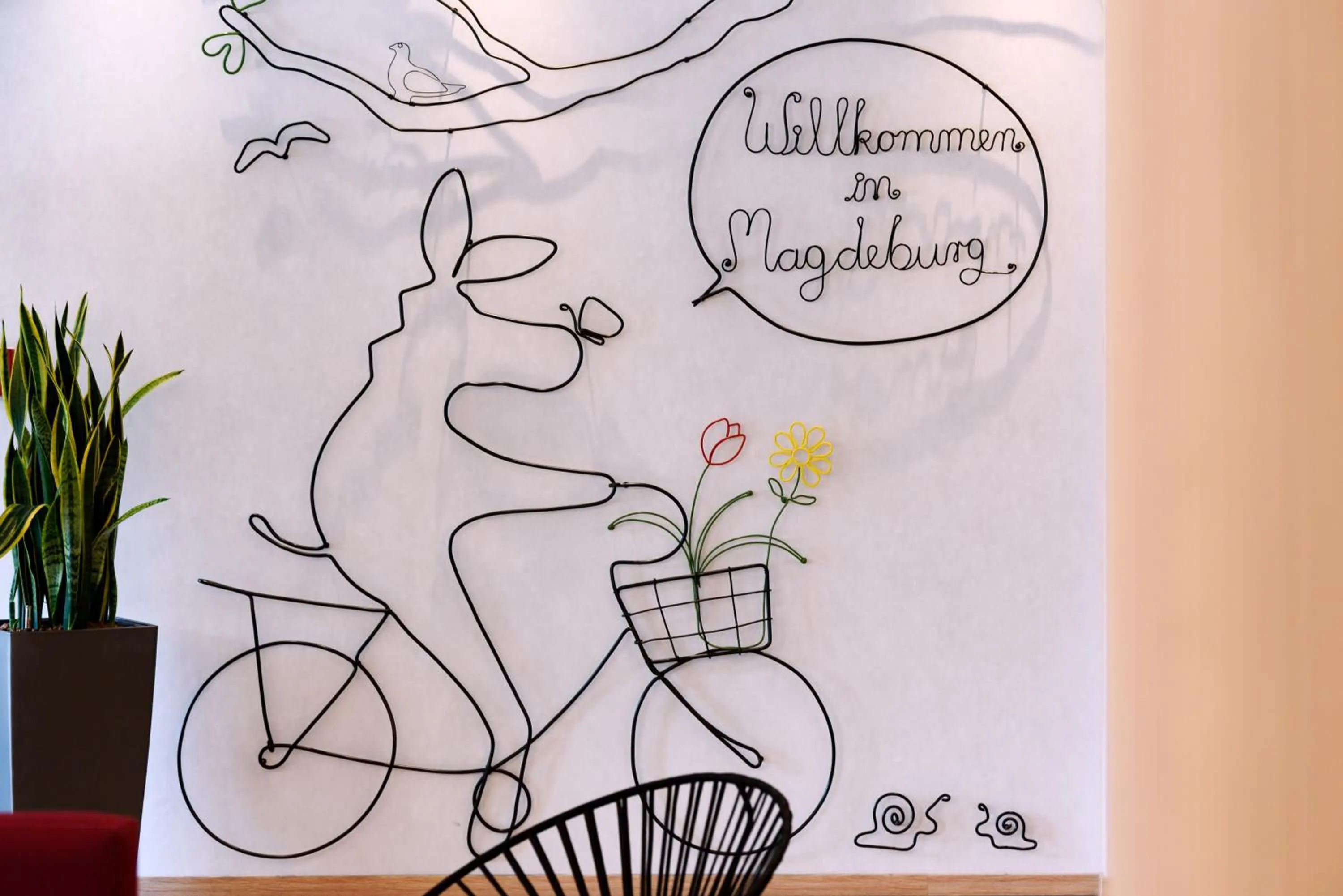 Decorative detail in ibis Styles Magdeburg