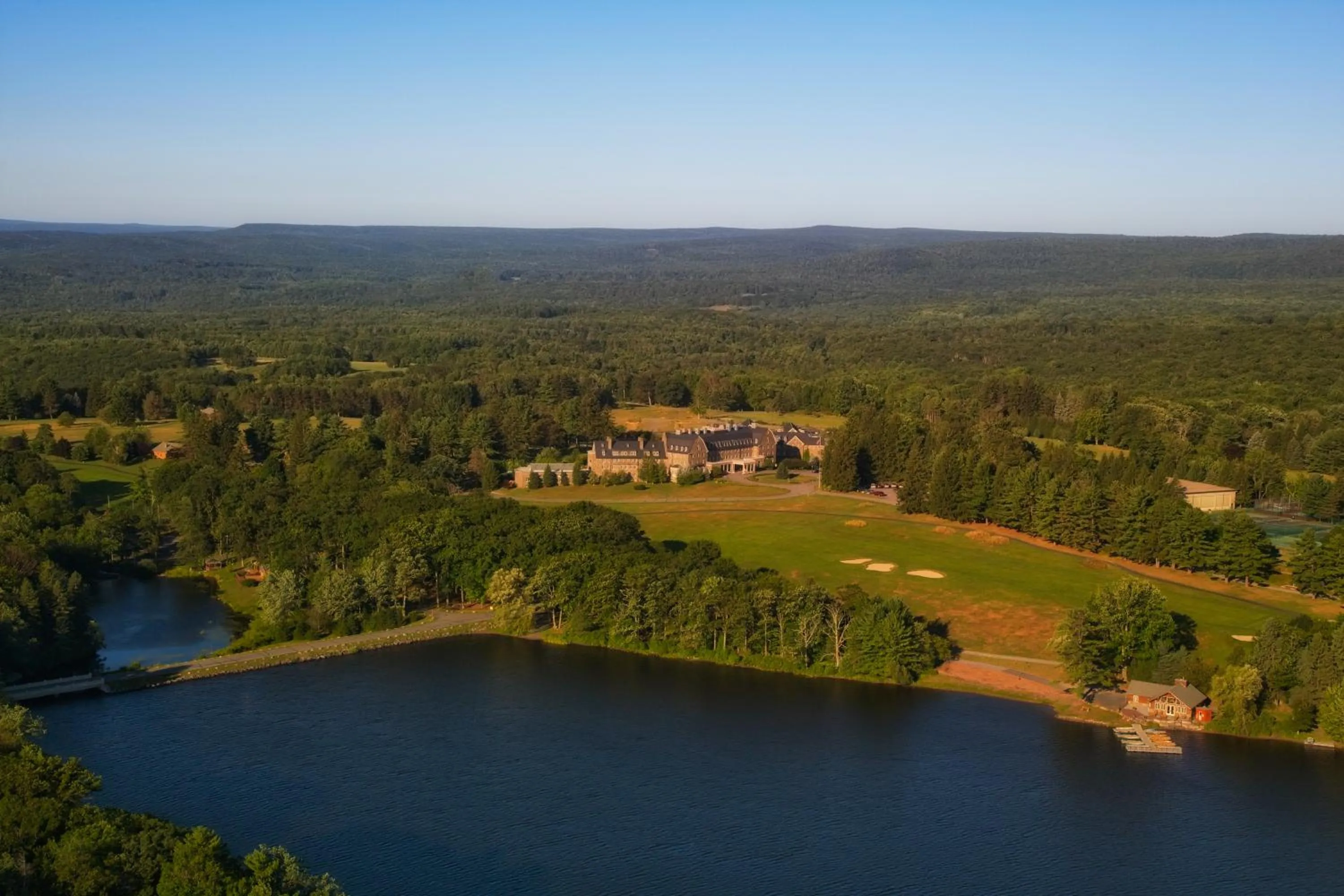 Bird's eye view in Skytop Lodge