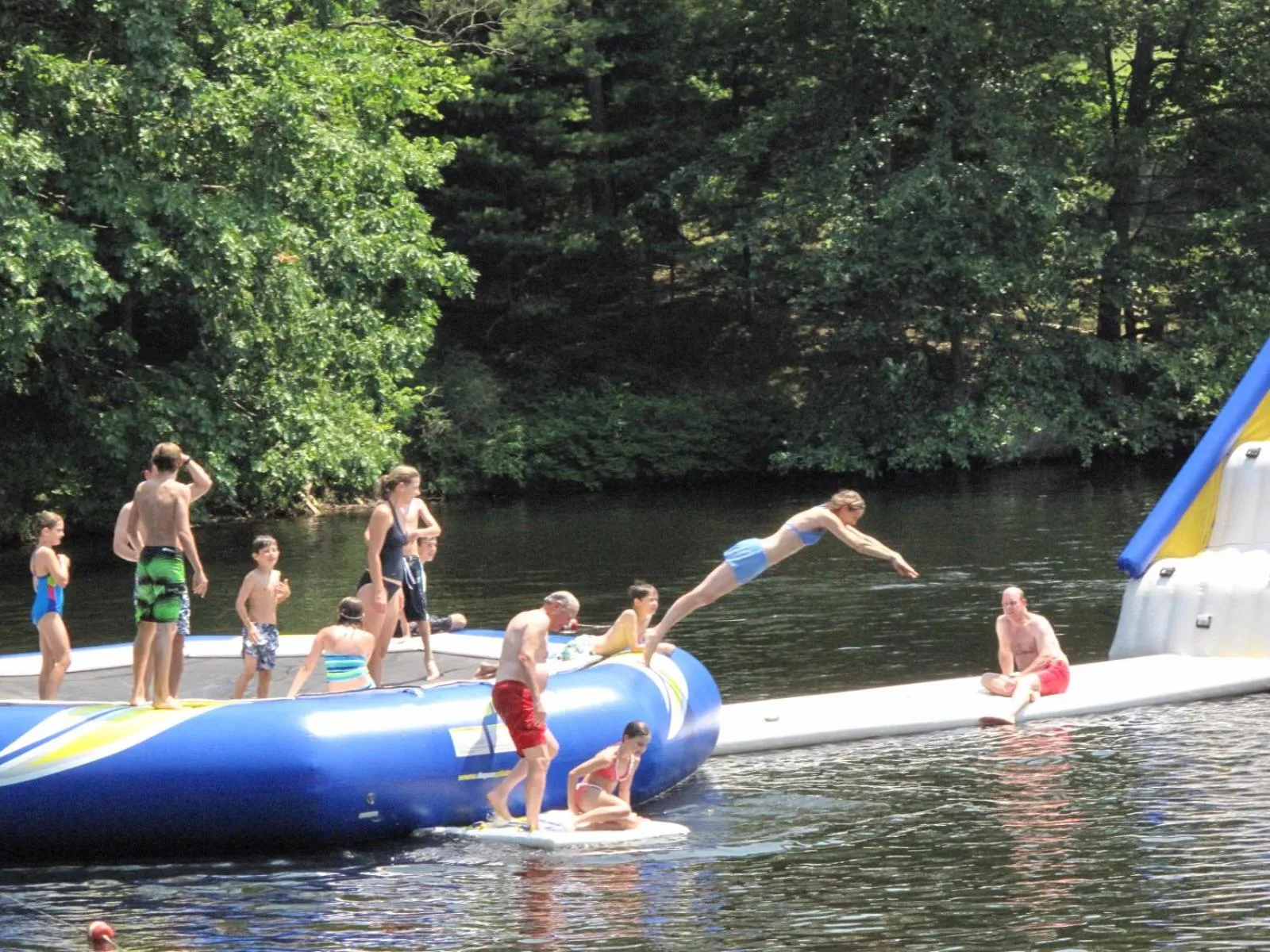 People in Skytop Lodge