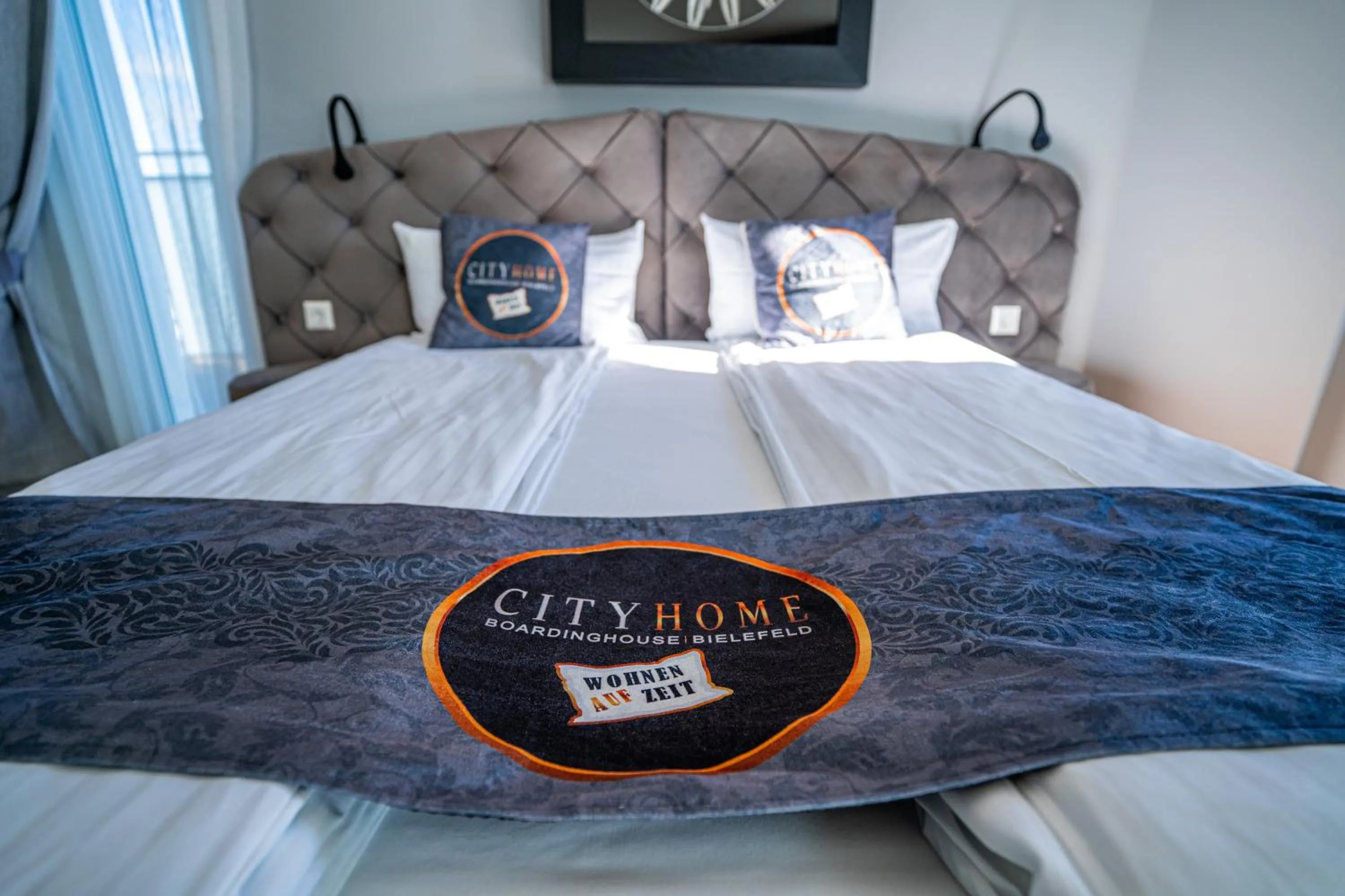 Bed in Boardinghouse City Home