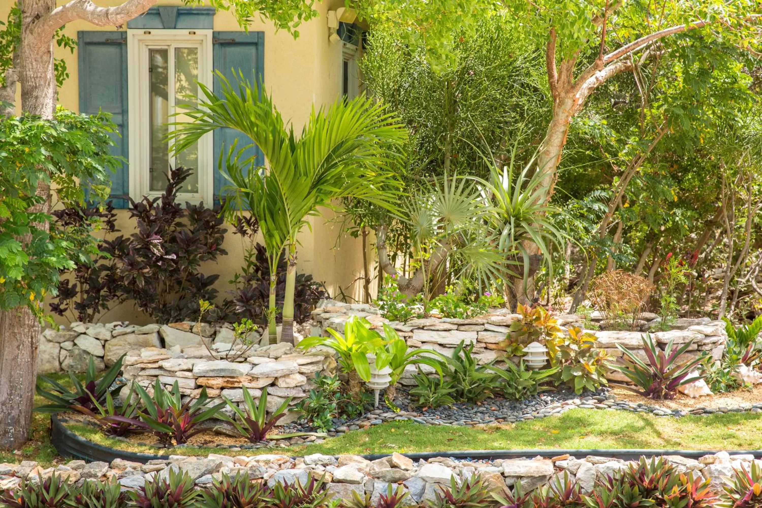 Garden in Kokomo Botanical Resort - Caribbean Family Cottages