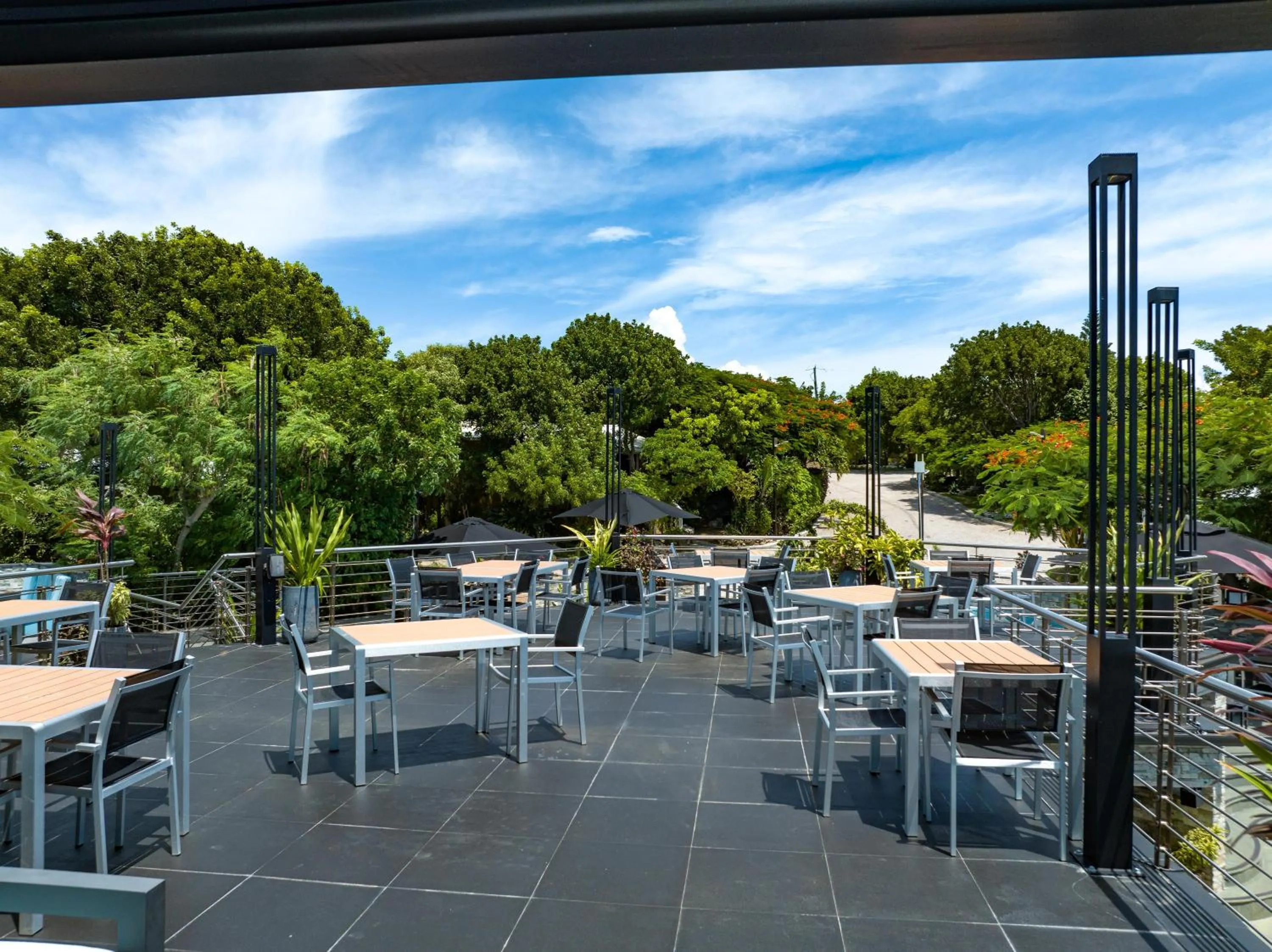 Balcony/Terrace in Kokomo Botanical Resort - Caribbean Family Cottages