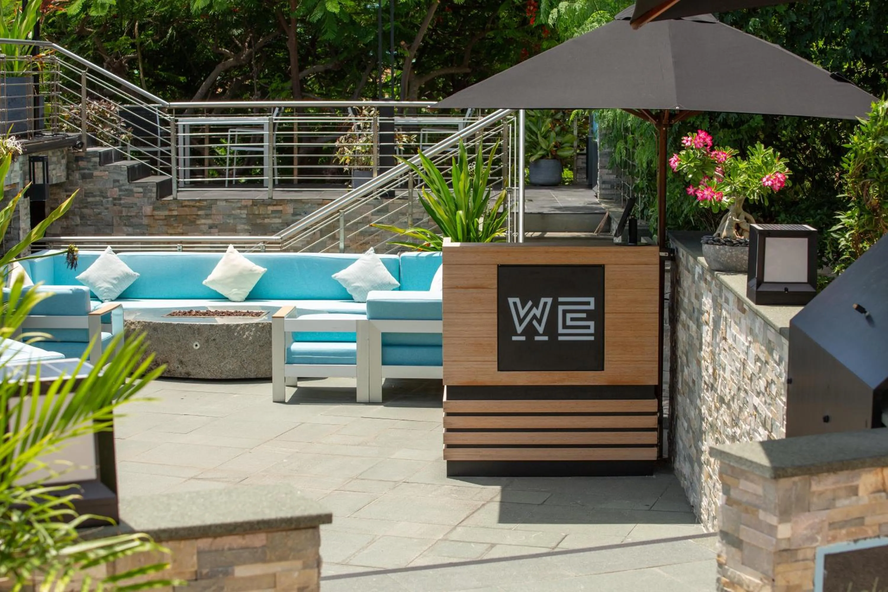 Balcony/Terrace in Kokomo Botanical Resort - Caribbean Family Cottages