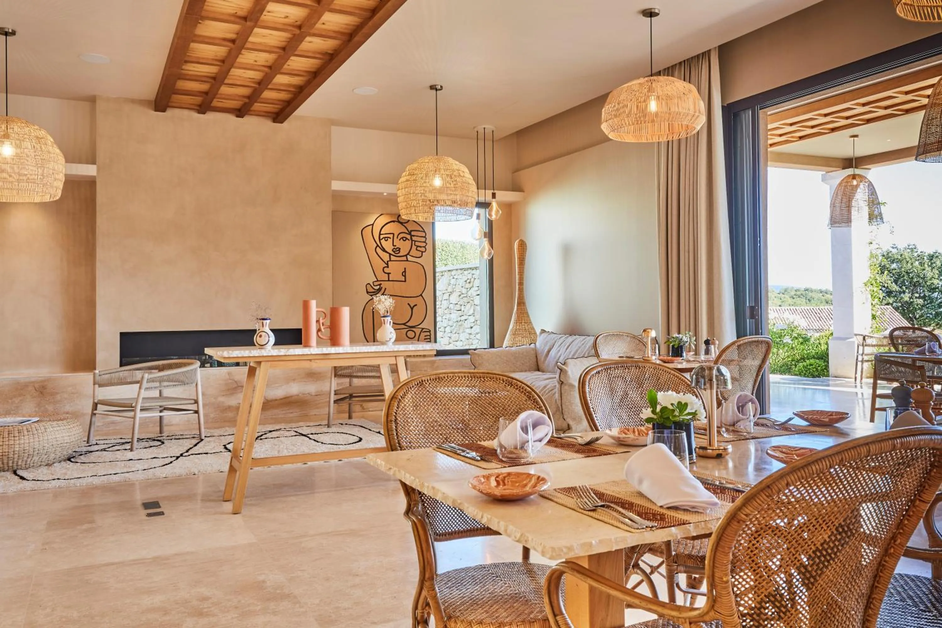 Restaurant/places to eat in La Bastide Saint Georges & Spa