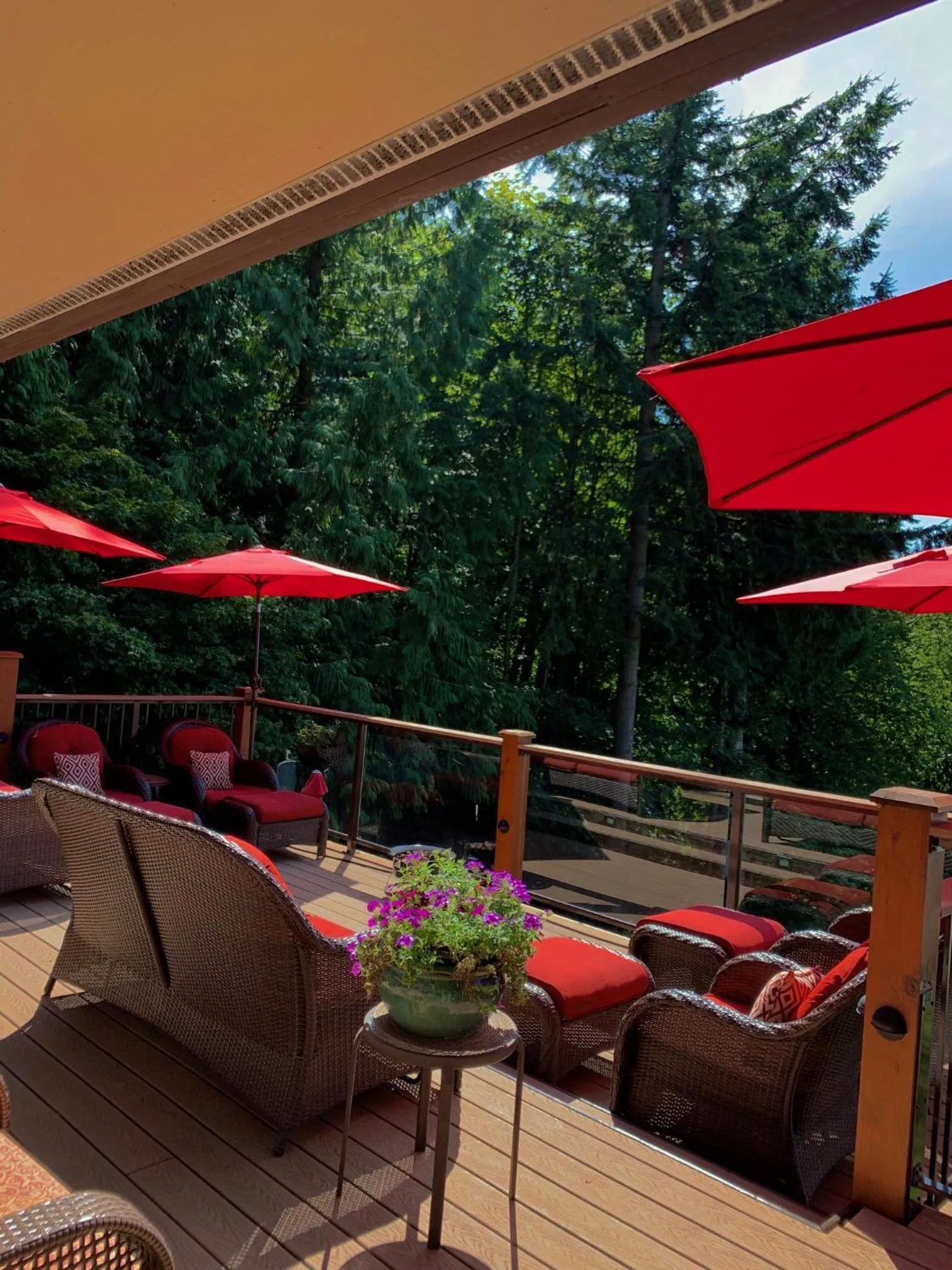 Balcony/Terrace in The Fraser River's Edge B&B Lodge