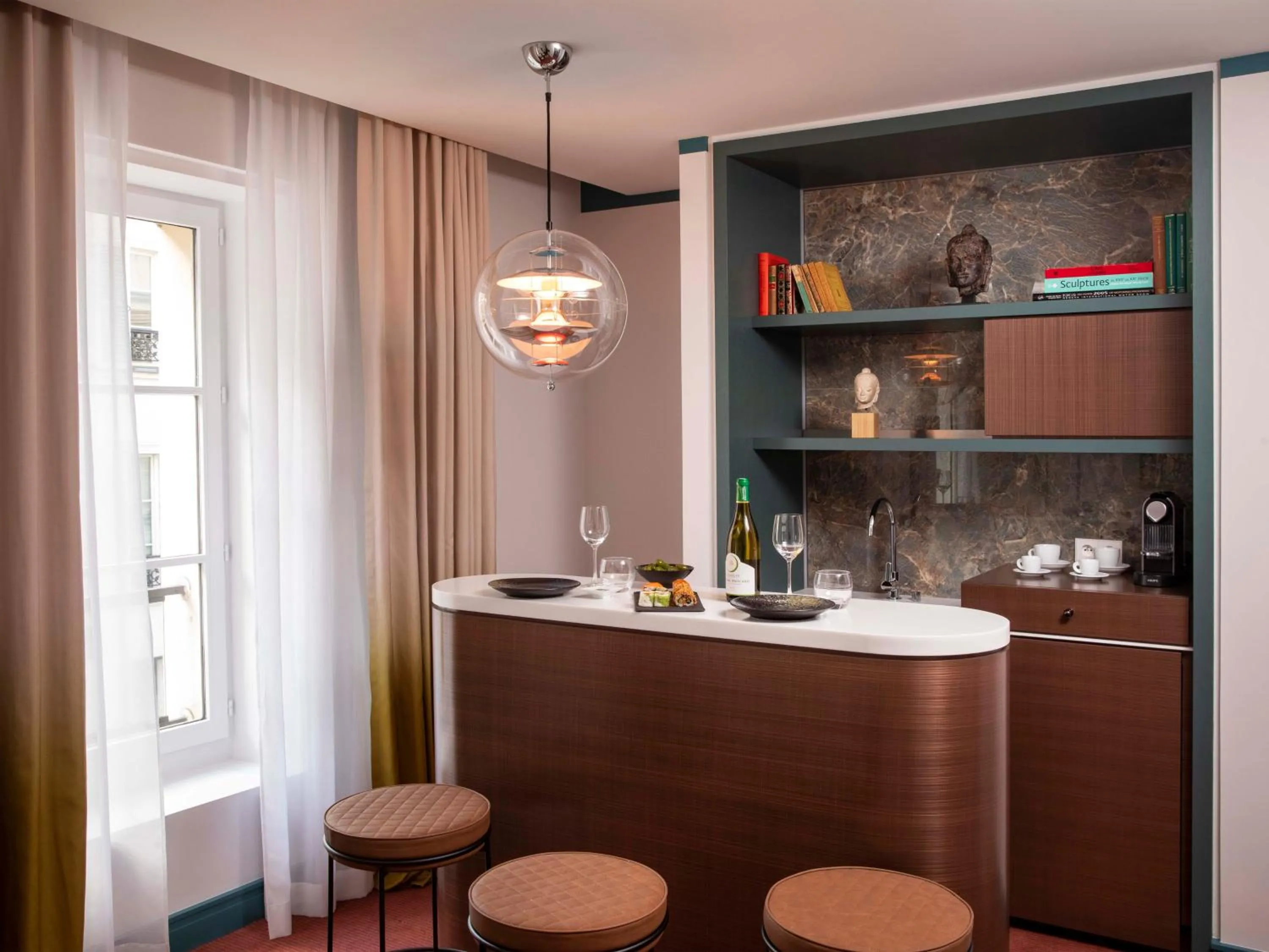 kitchen in Hôtel Bel Ami