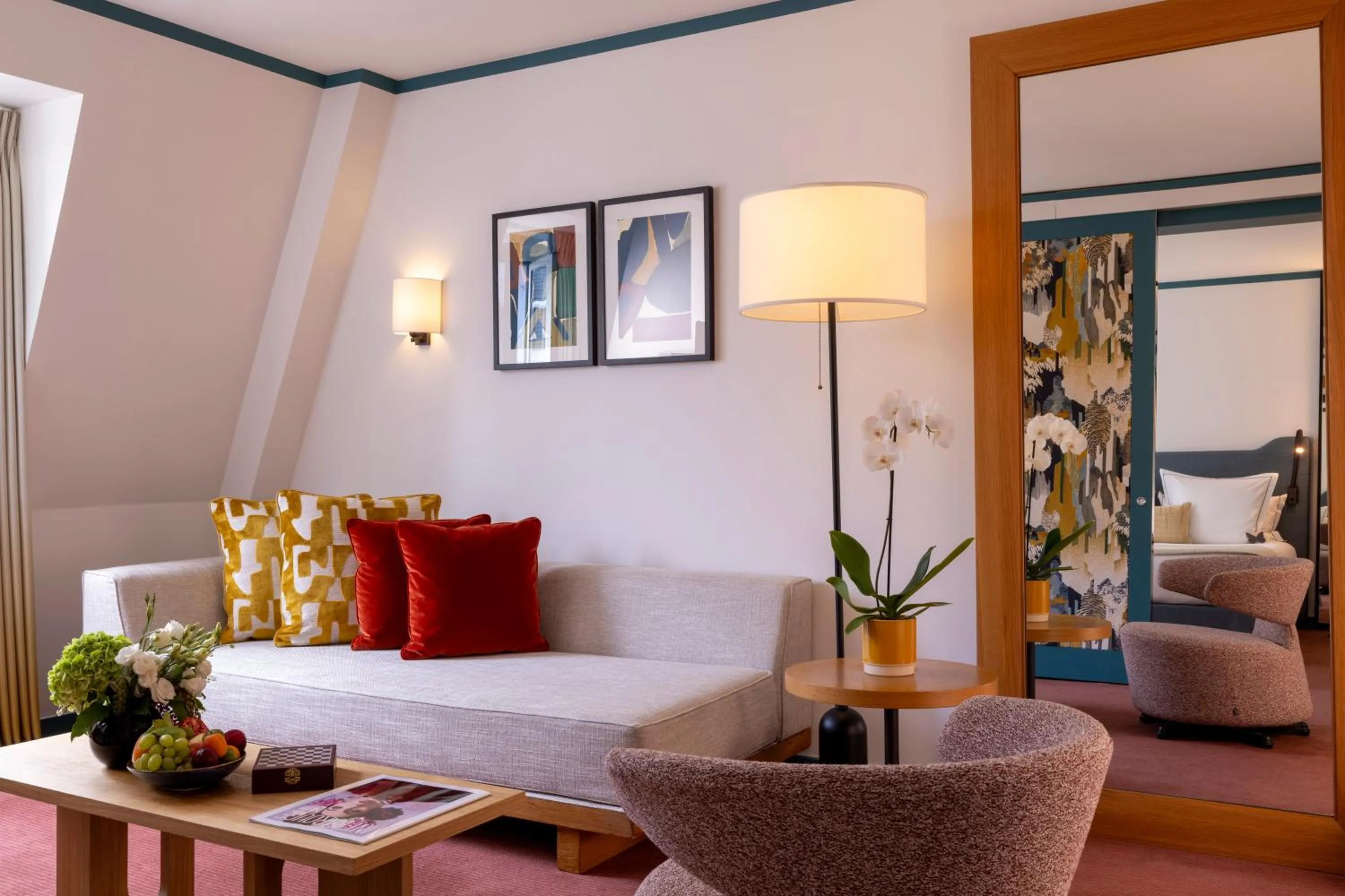 Living room in Hôtel Bel Ami