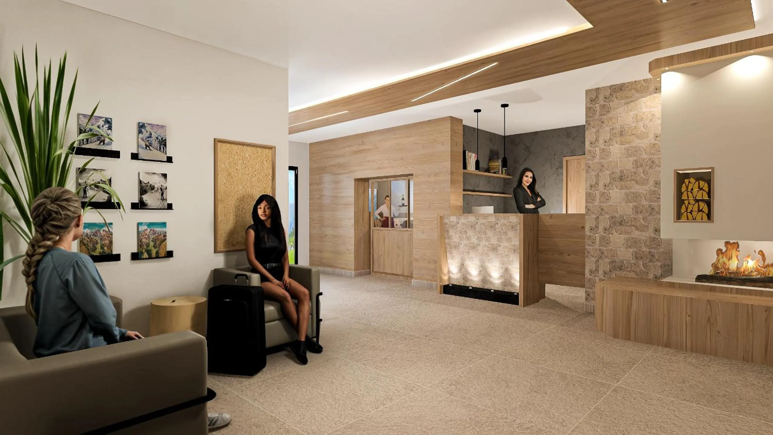 Lobby or reception in Villa Clara