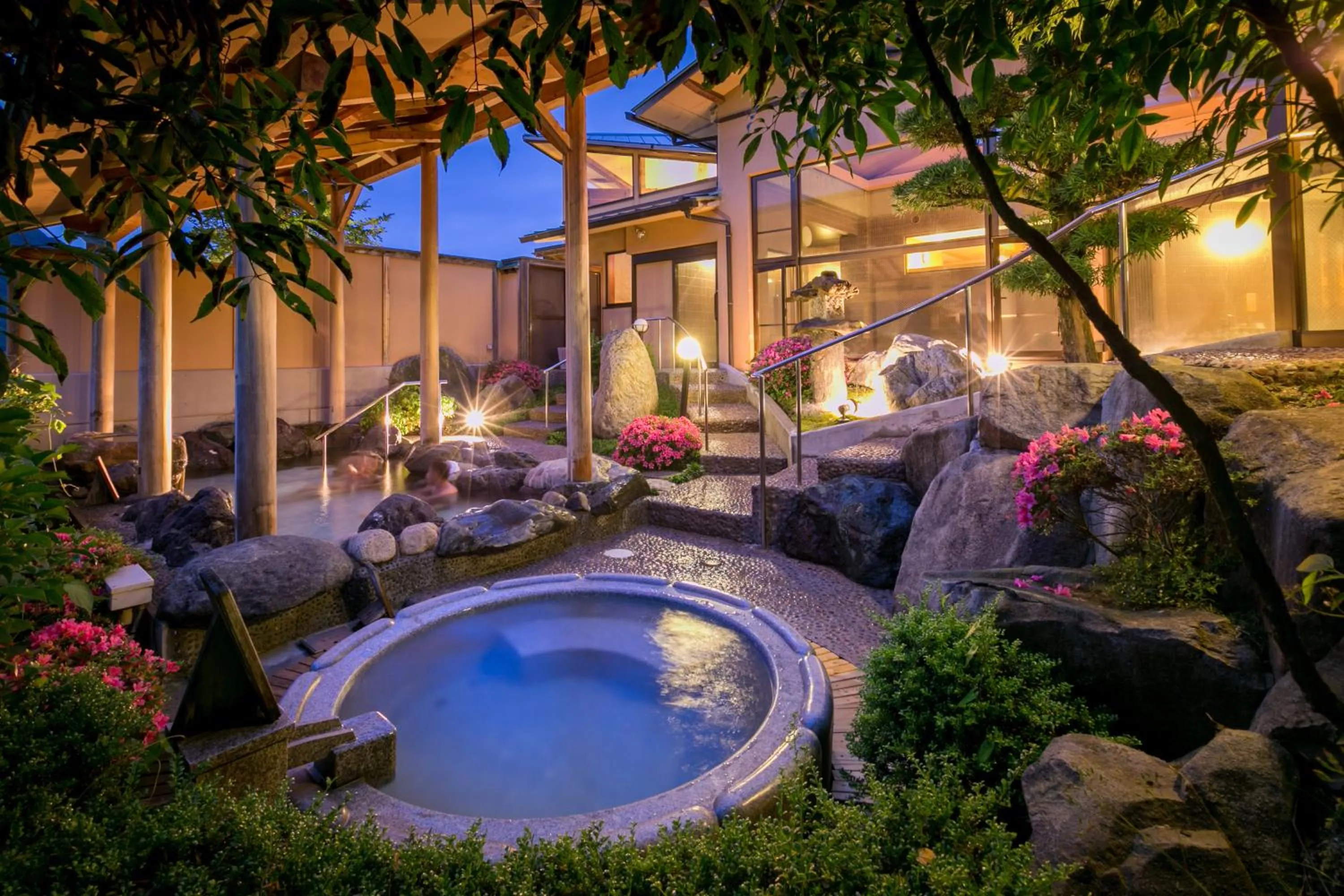 Hot Spring Bath in Iwakuni Kokusai Kanko Hotel