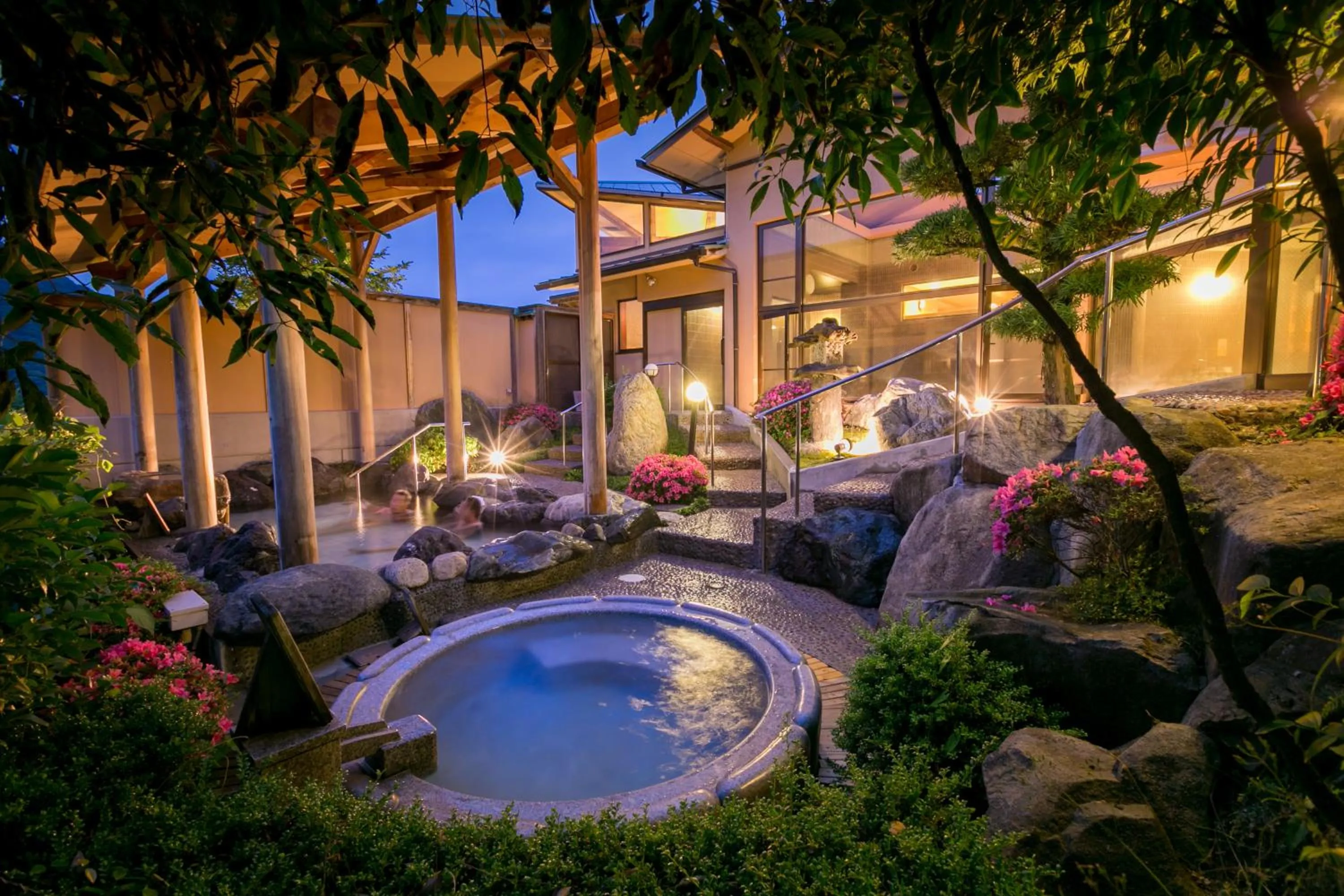 Hot Spring Bath in Iwakuni Kokusai Kanko Hotel