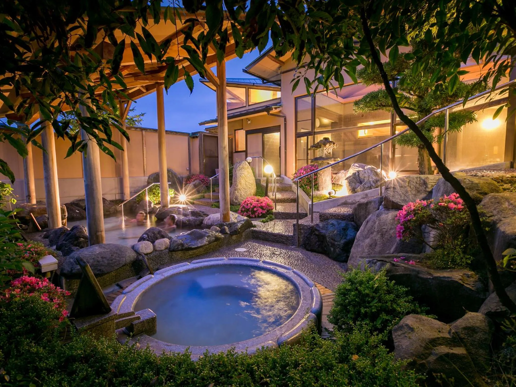 Hot Spring Bath in Iwakuni Kokusai Kanko Hotel