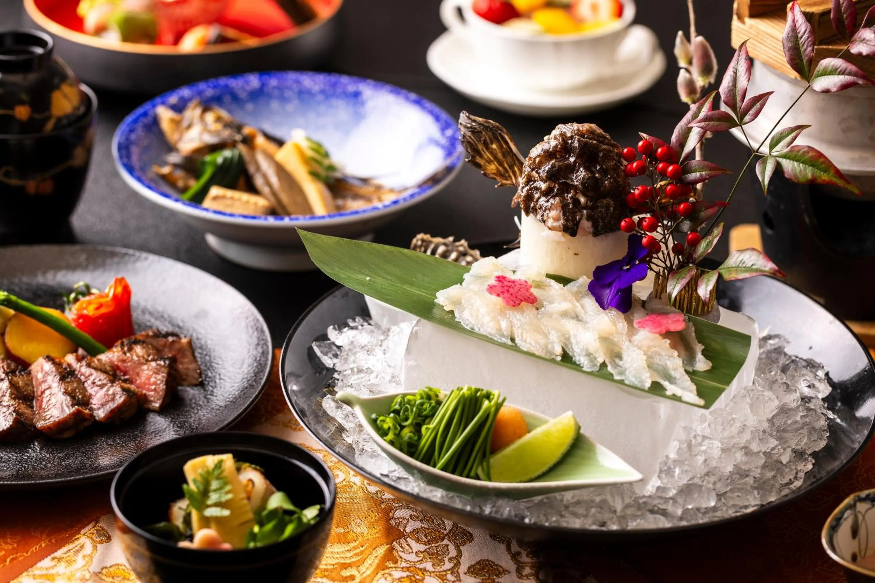 Dinner in Iwakuni Kokusai Kanko Hotel