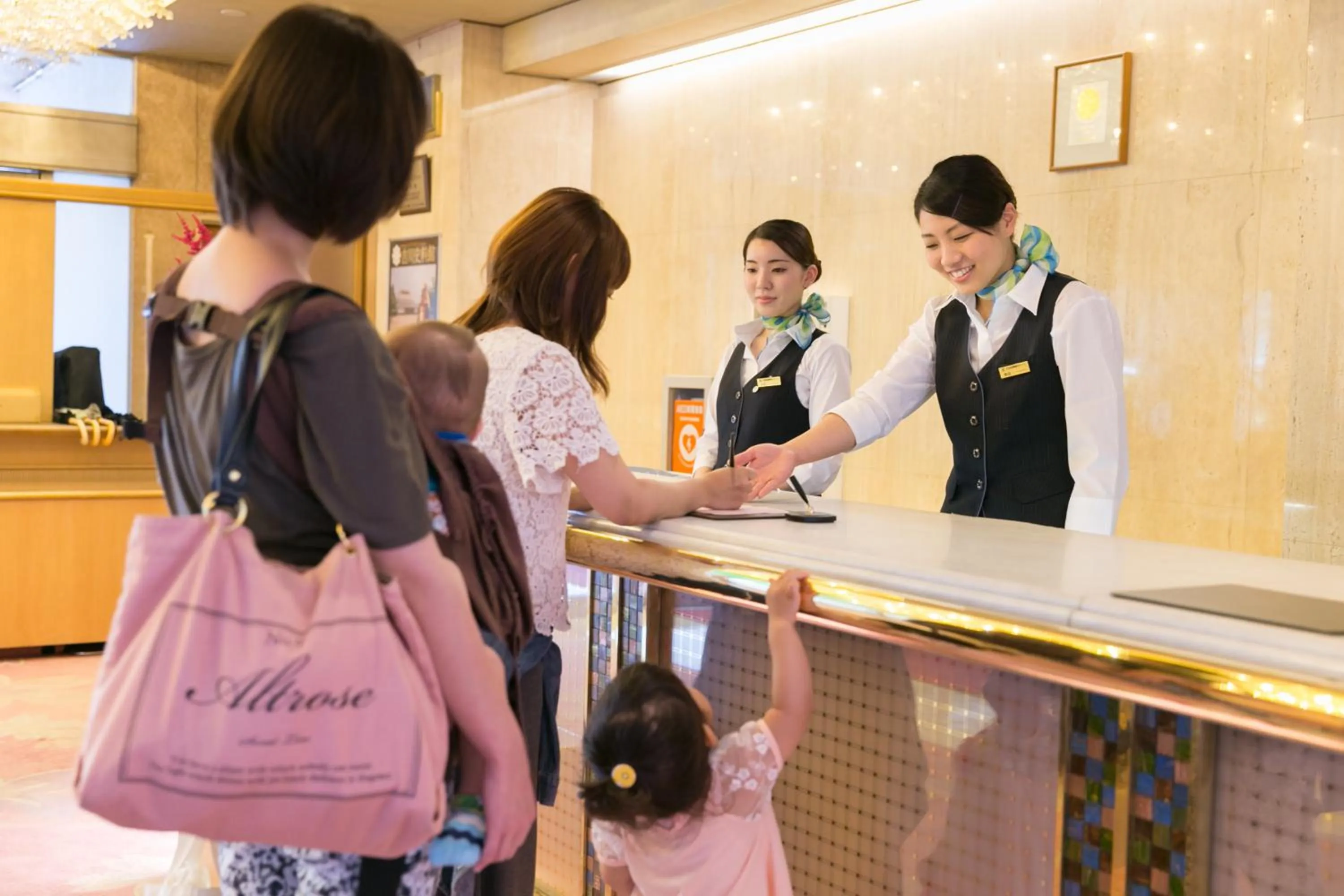 Staff in Iwakuni Kokusai Kanko Hotel