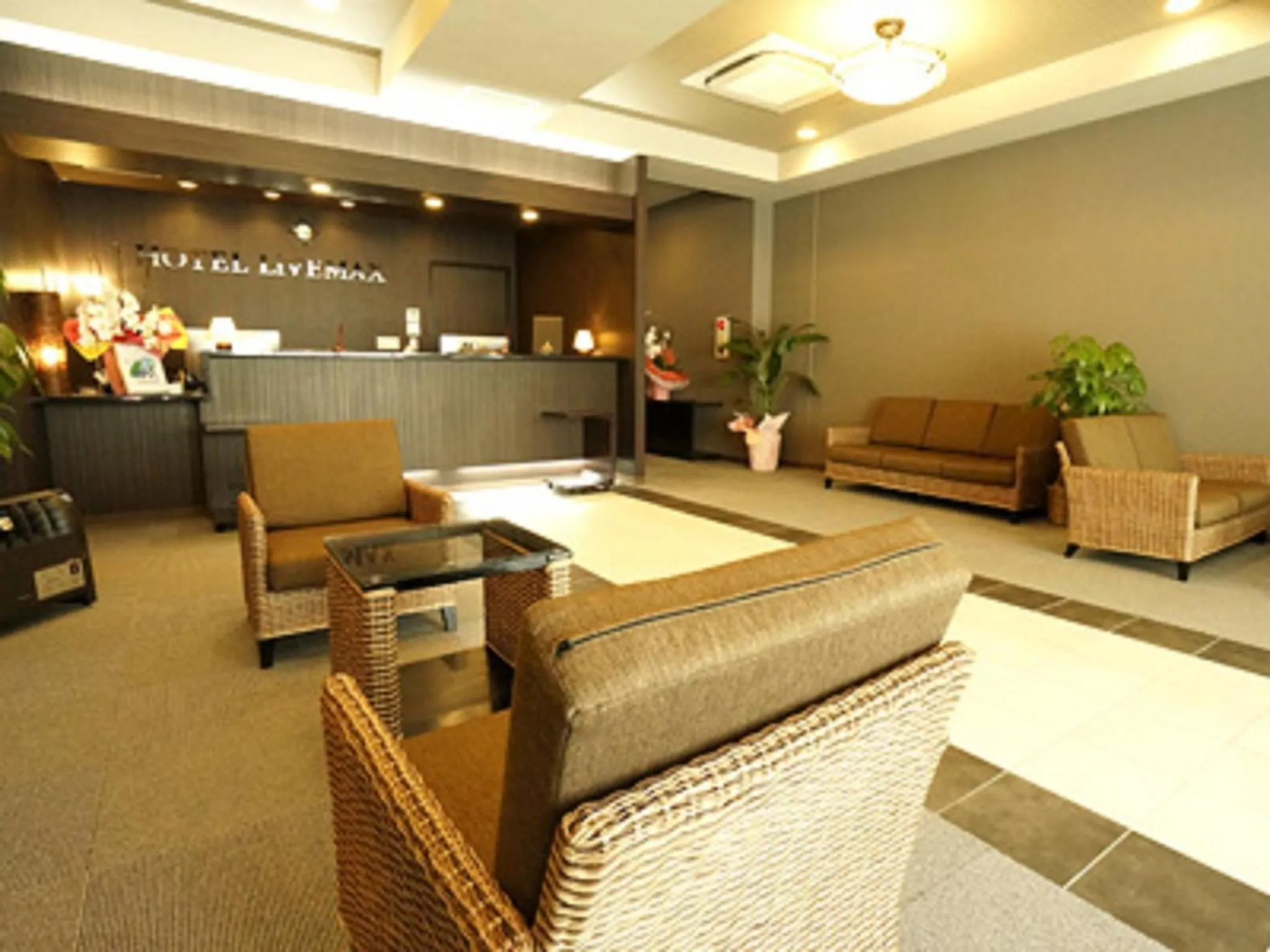 Lobby or reception in HOTEL LiVEMAX Himeji Ekimae