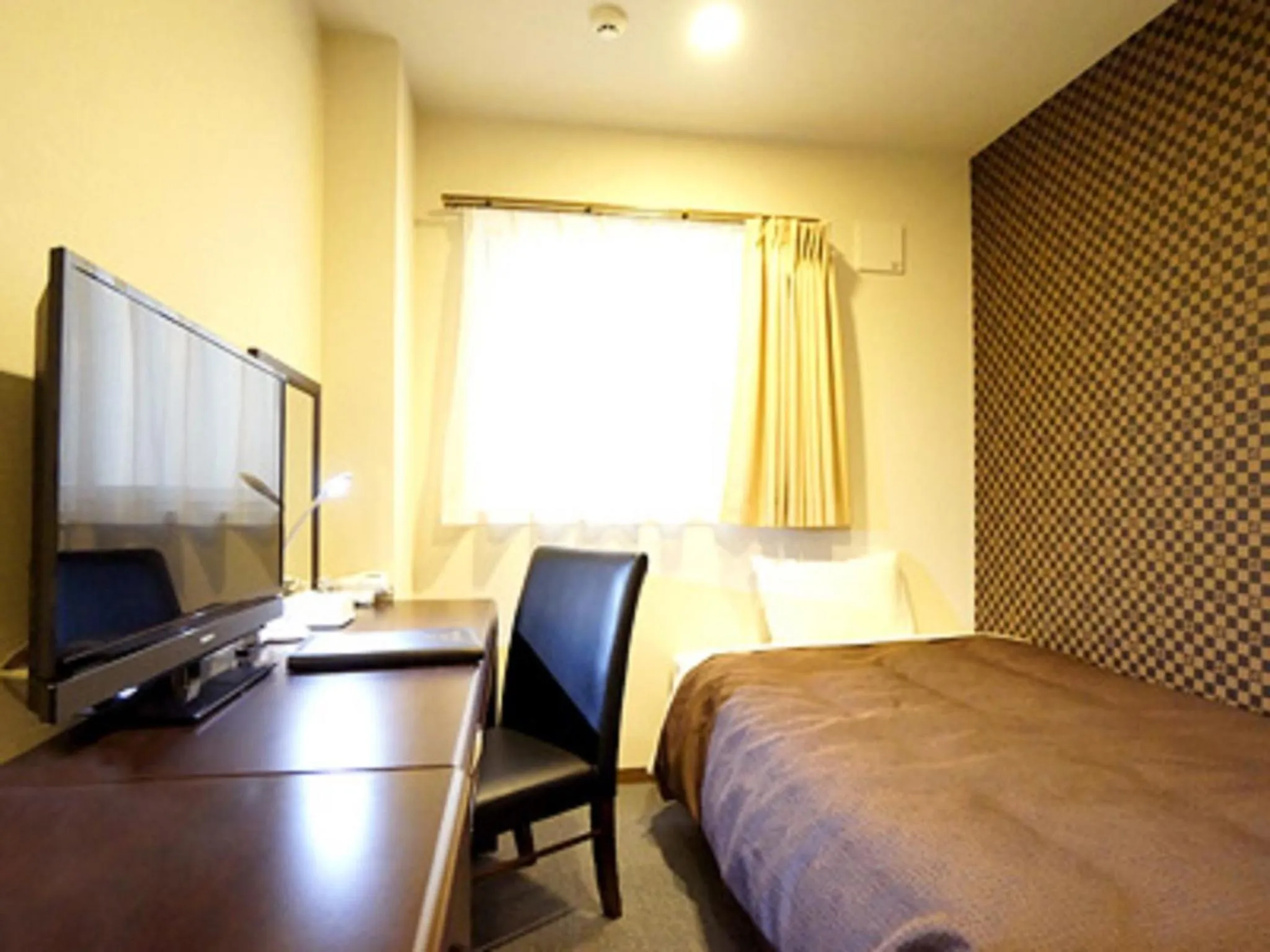 Photo of the whole room, Bed in HOTEL LiVEMAX Himeji Ekimae