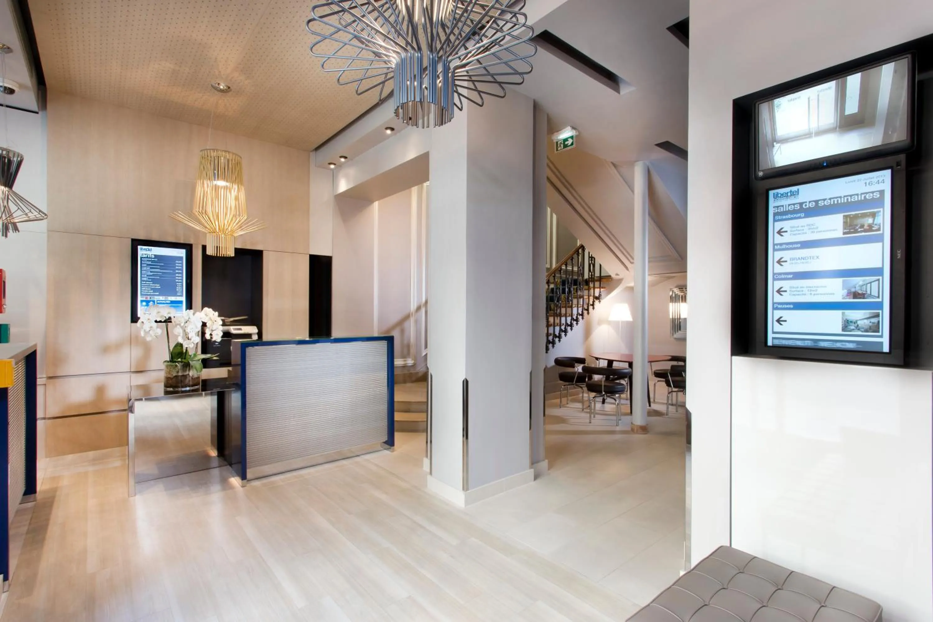 Lobby or reception in Libertel Gare de L'Est Francais