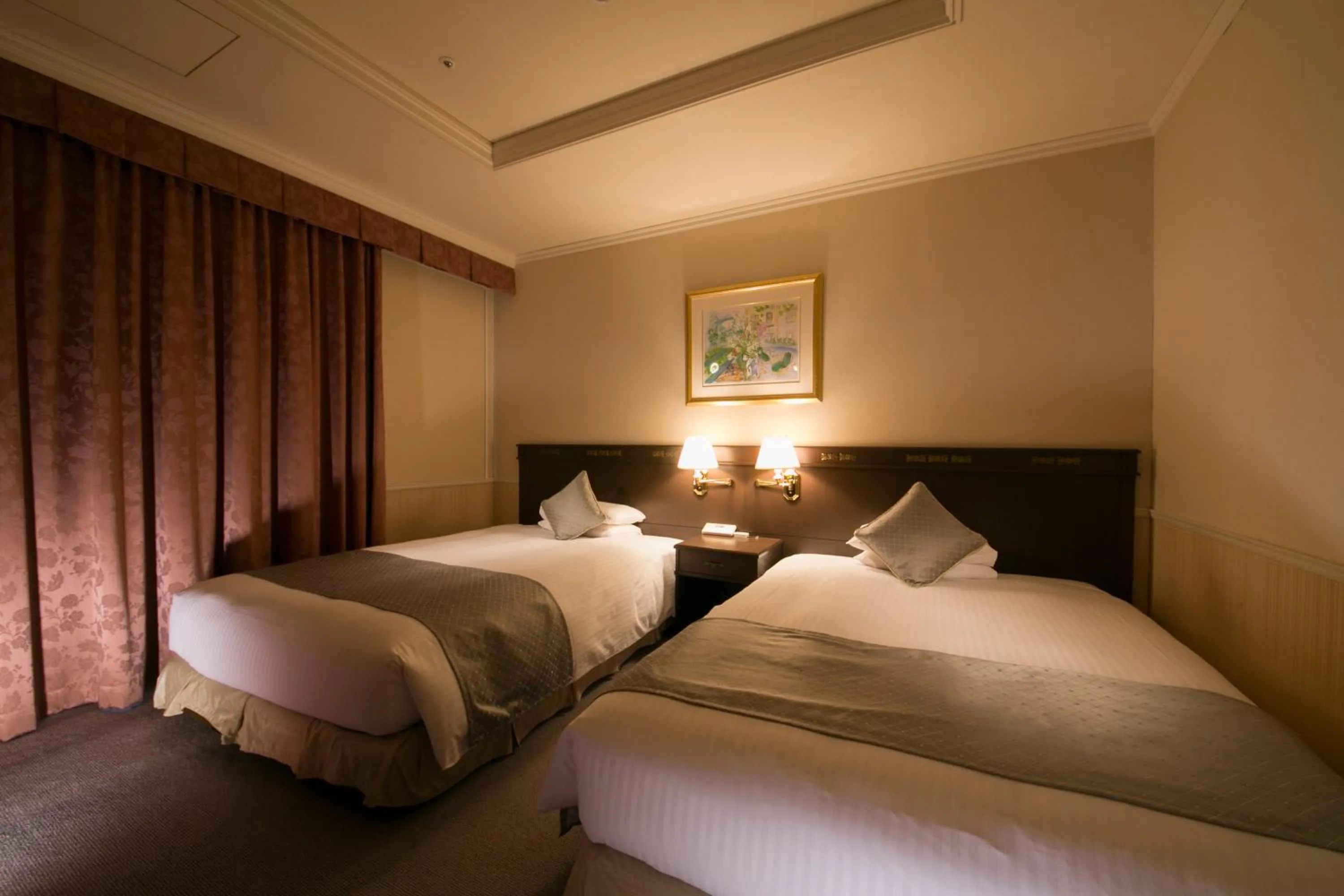 Bed in Meitetsu Toyota Hotel