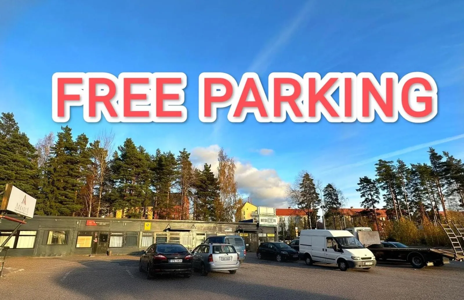 Property building in Arkadia Hotel & Hostel