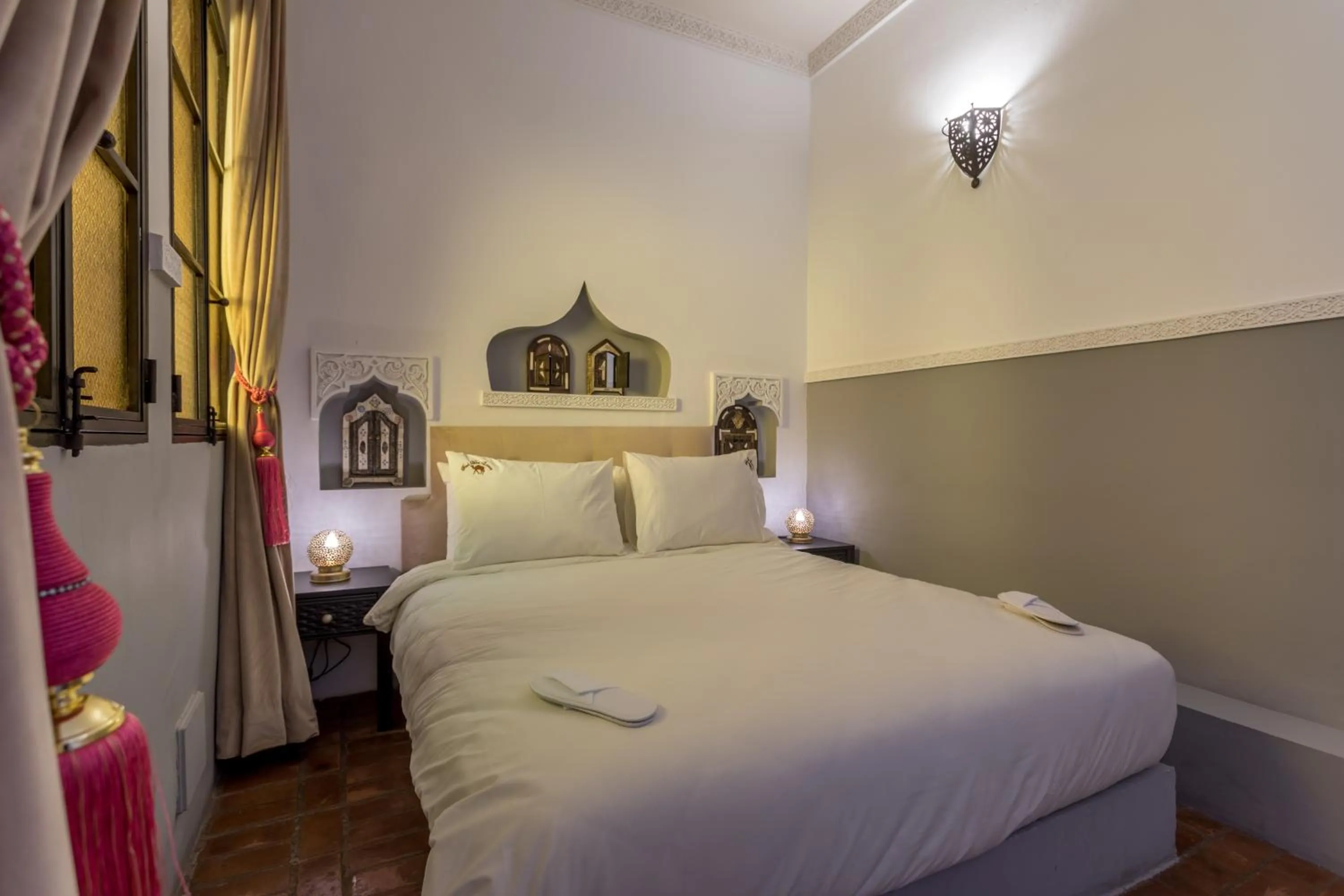 Bed in Riad Hart Essoura