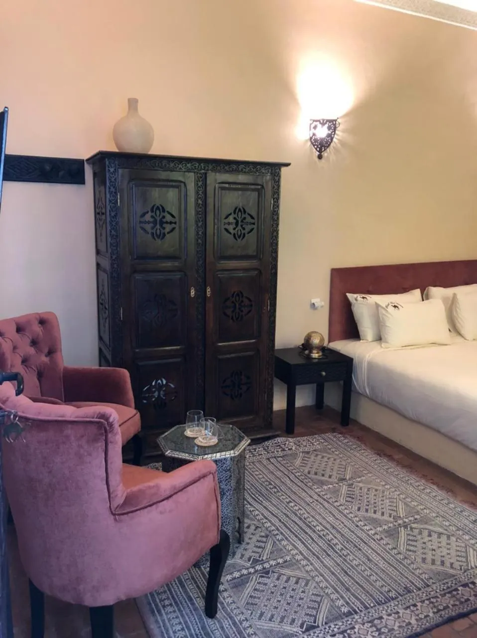 Bed in Riad Hart Essoura