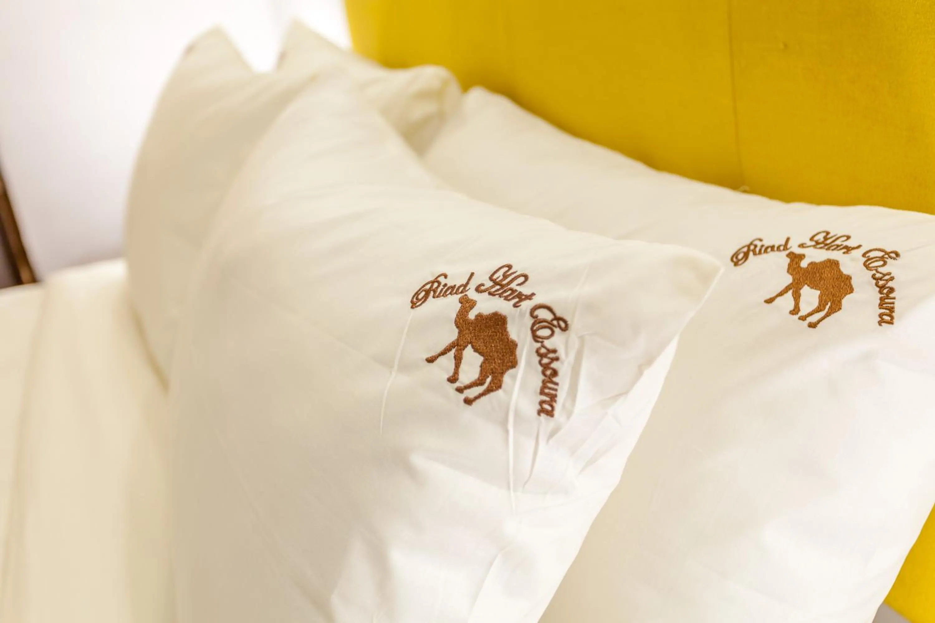 Bed in Riad Hart Essoura